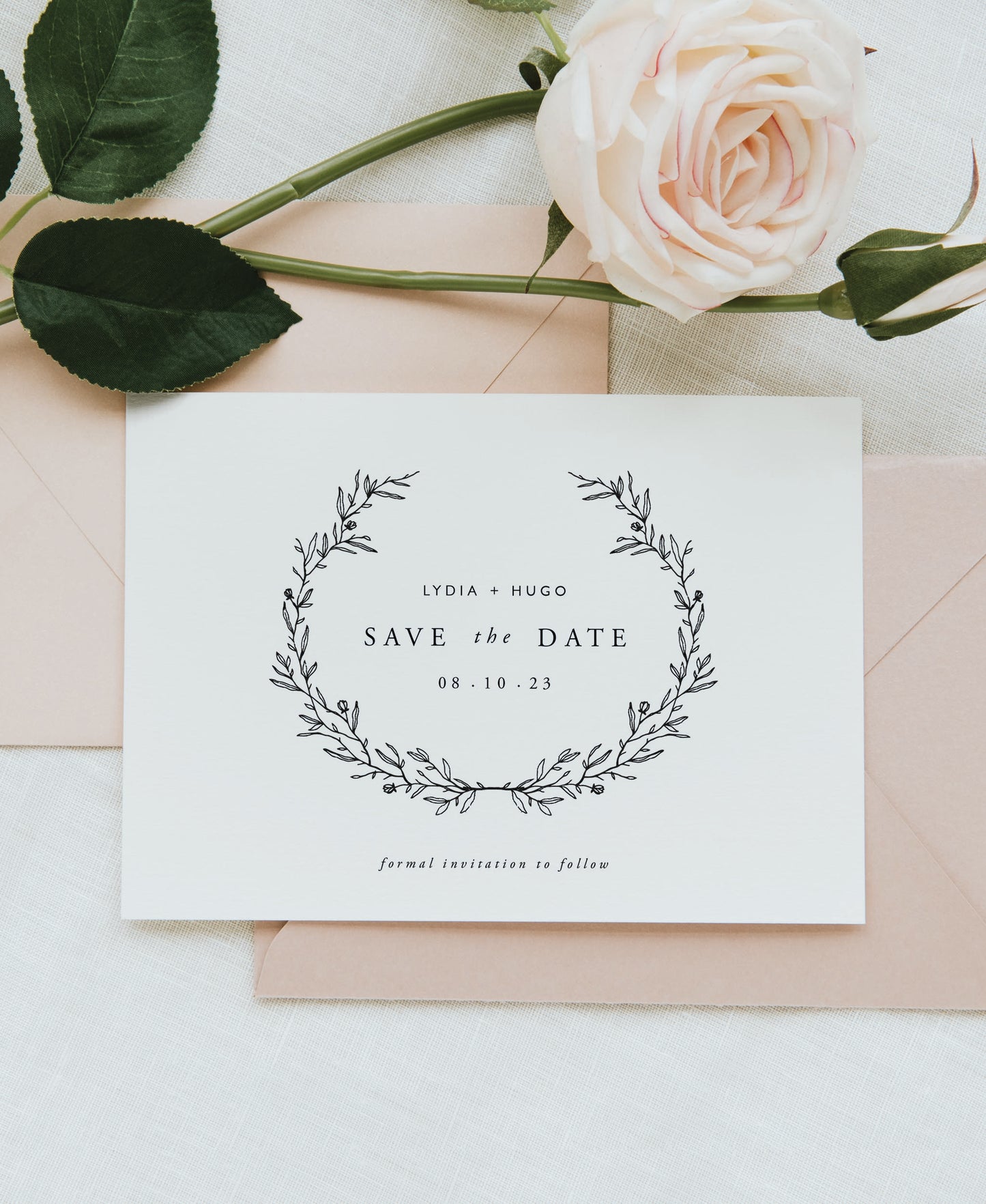 Modern Wedding Save the Date