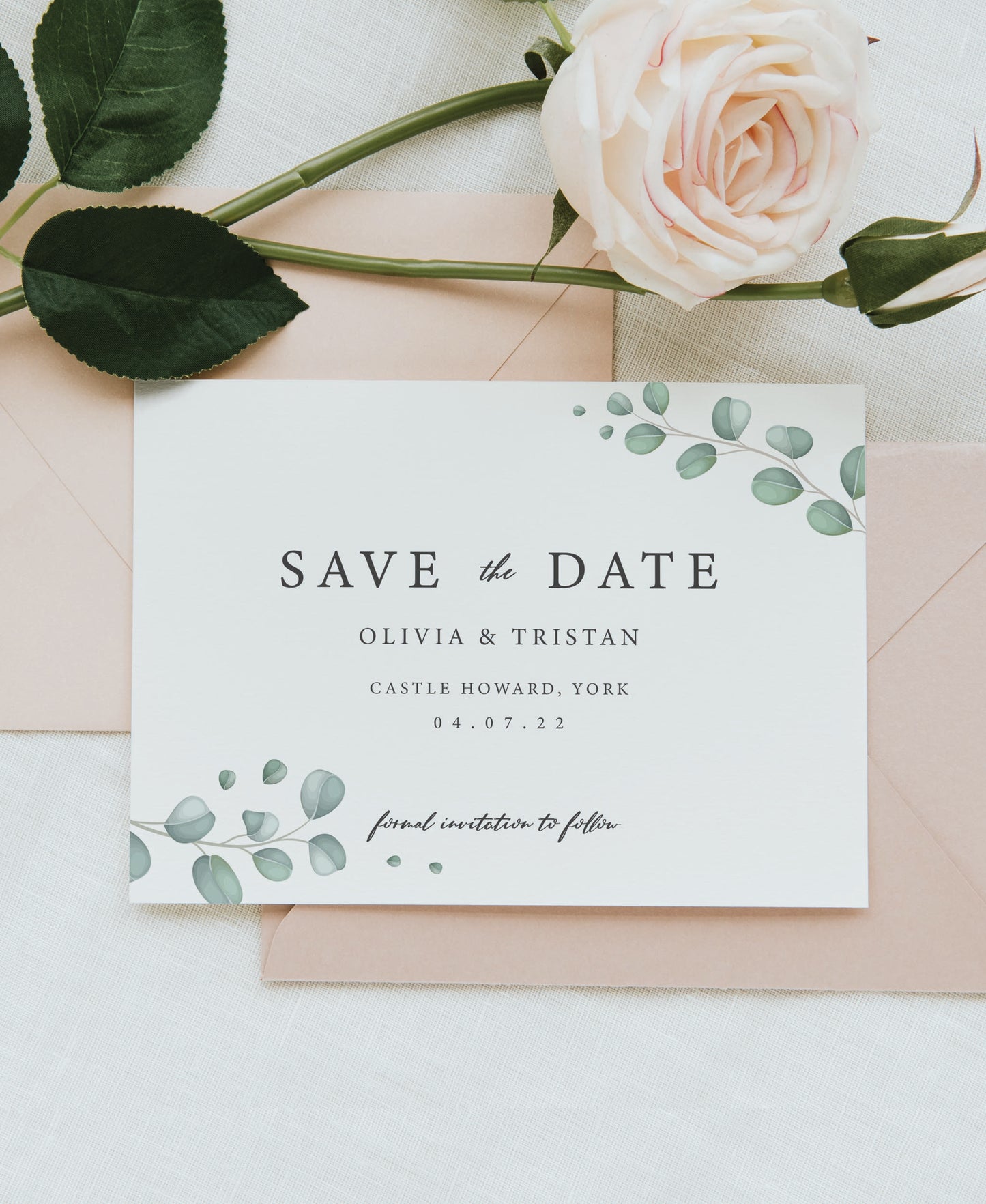 Botanical Wedding Save the Date