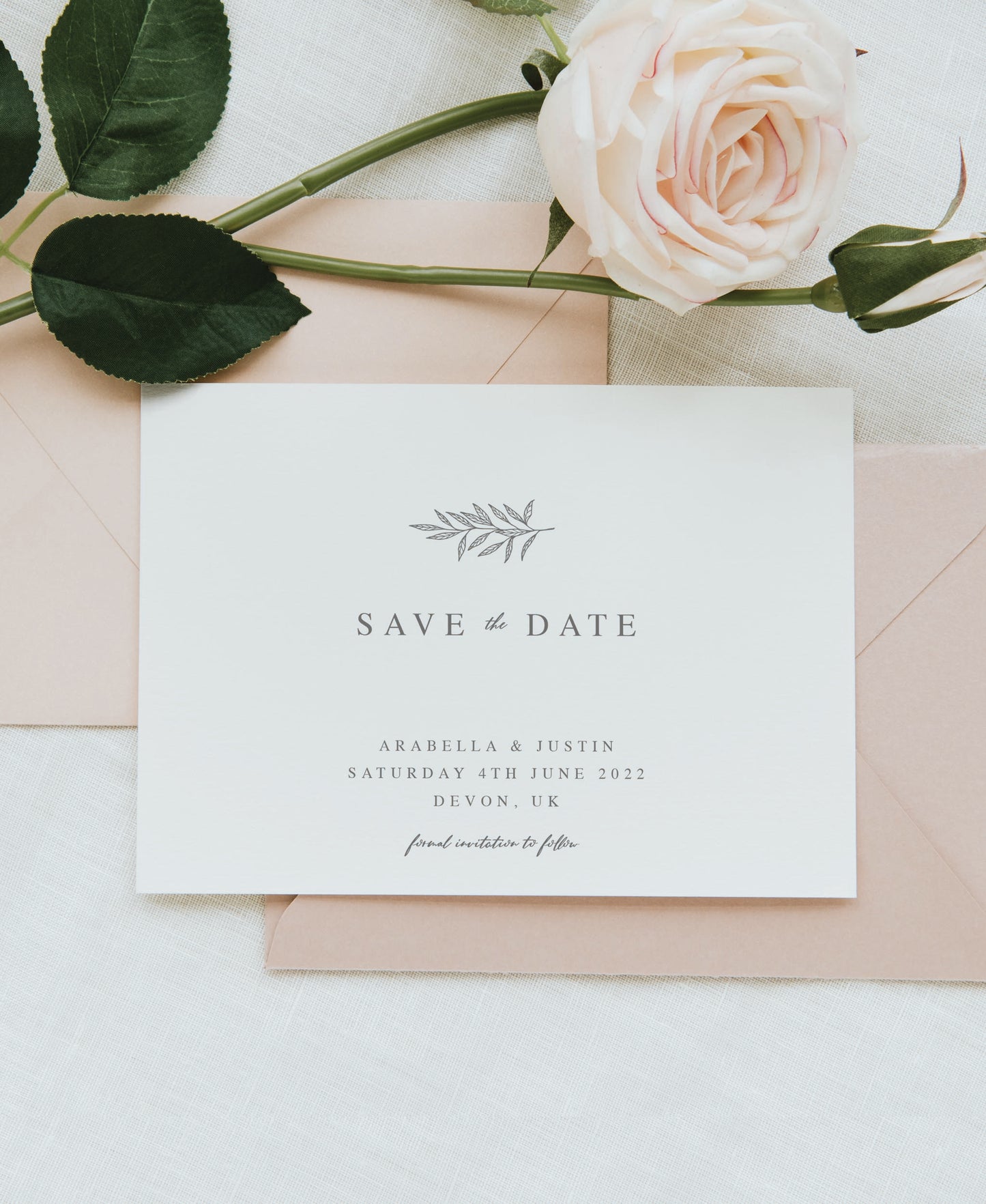 Botanical Wedding Save the Date