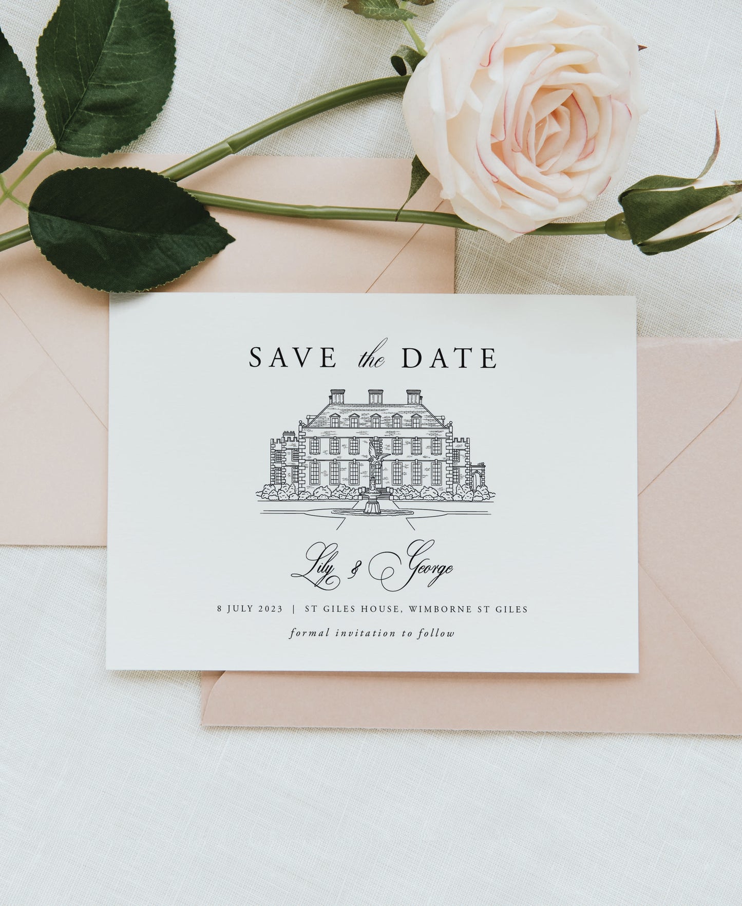 Illustrated Wedding Save the Date