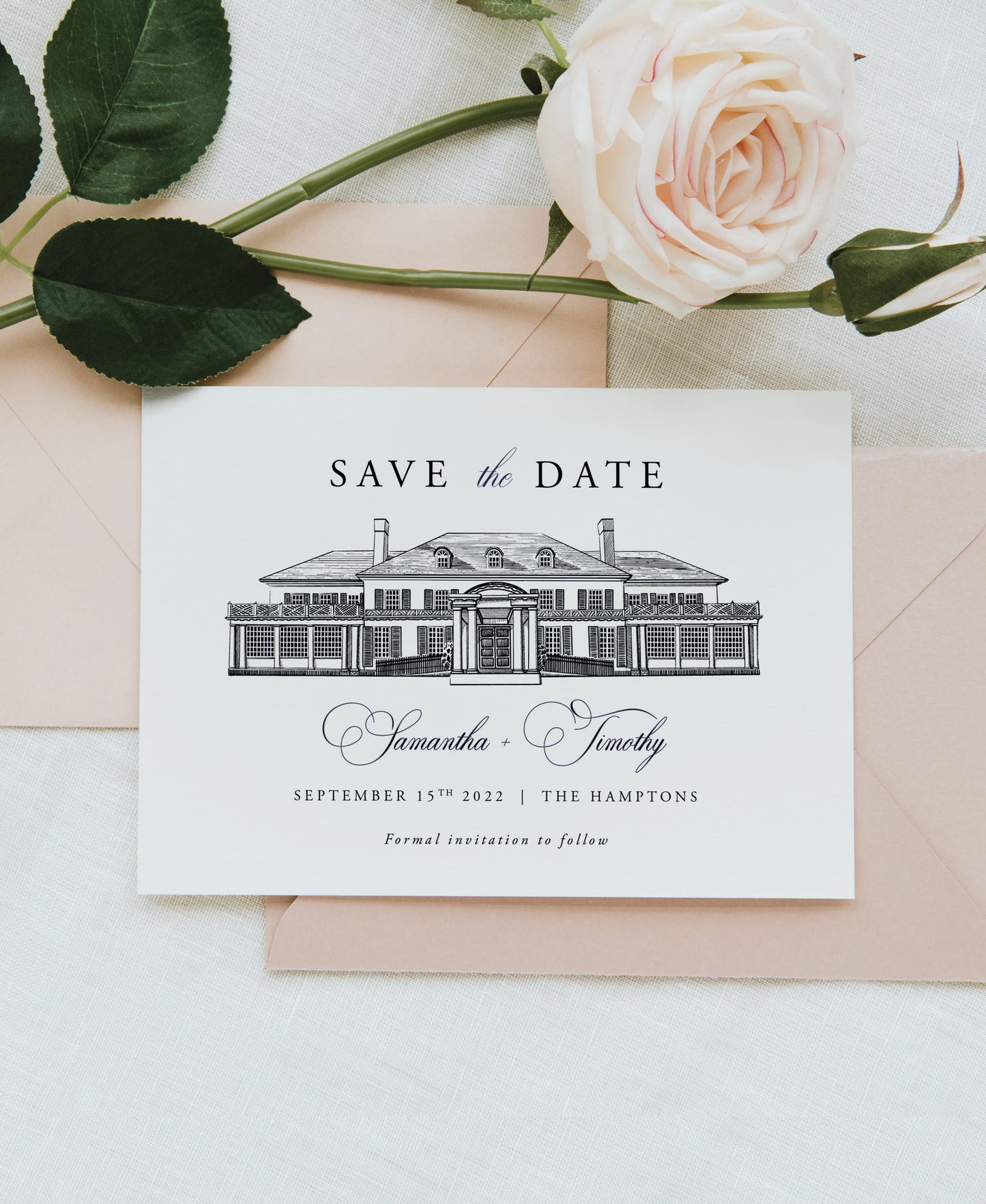 Illustrated Wedding Save the Date