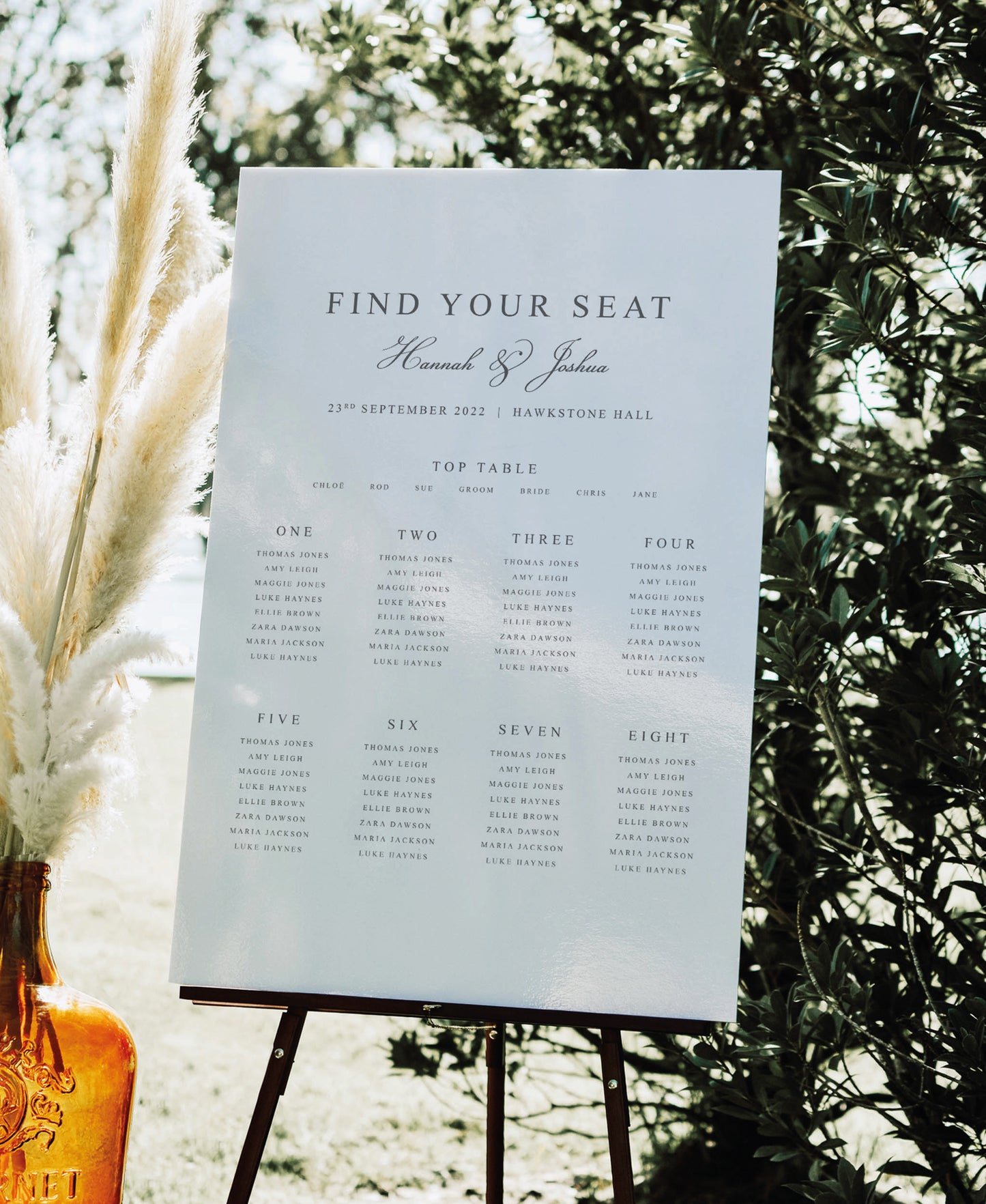 Emma - Wedding Seating Plan