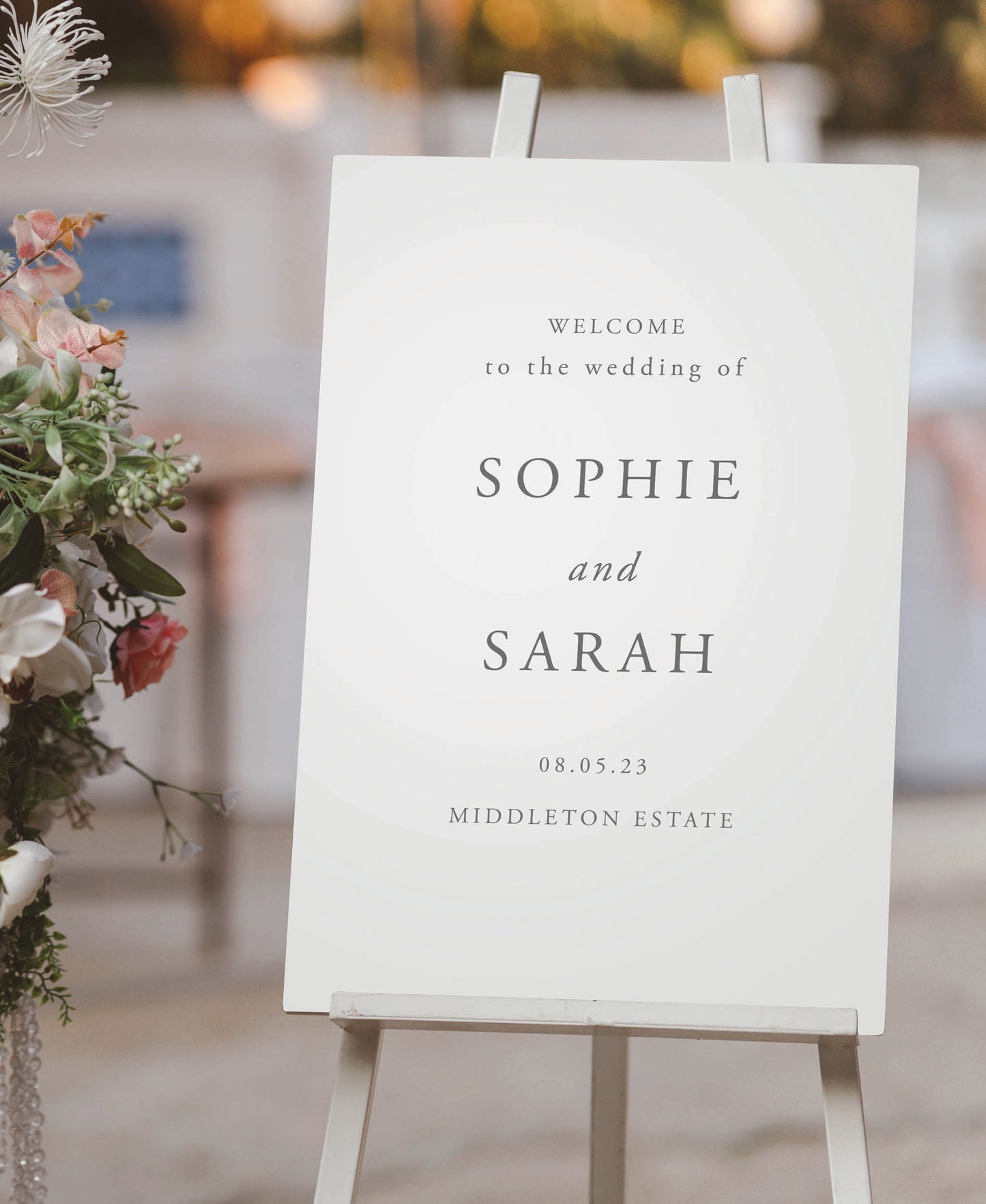 Foxglove - Wedding Welcome Sign