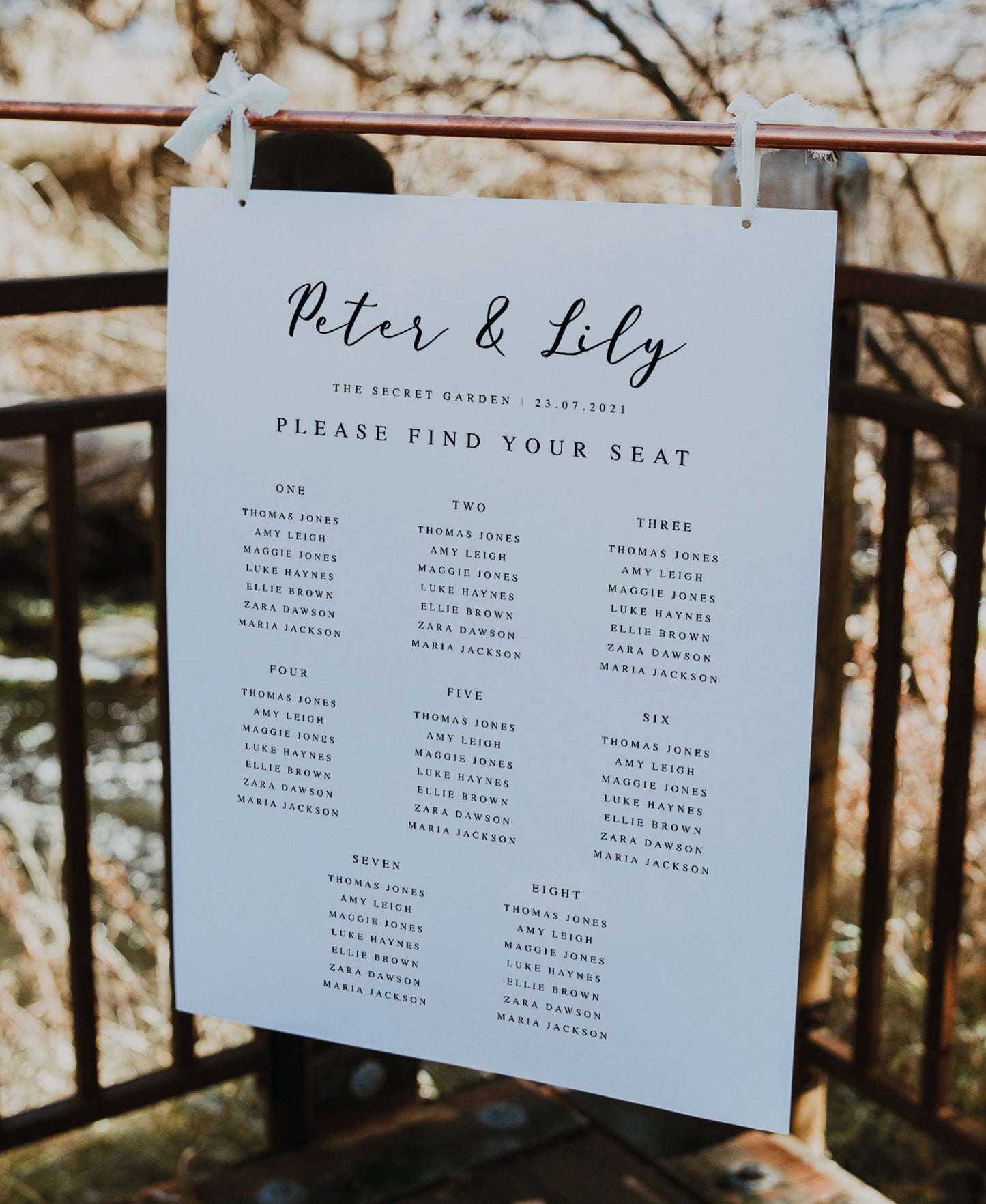 Paola - Wedding Seating Plan