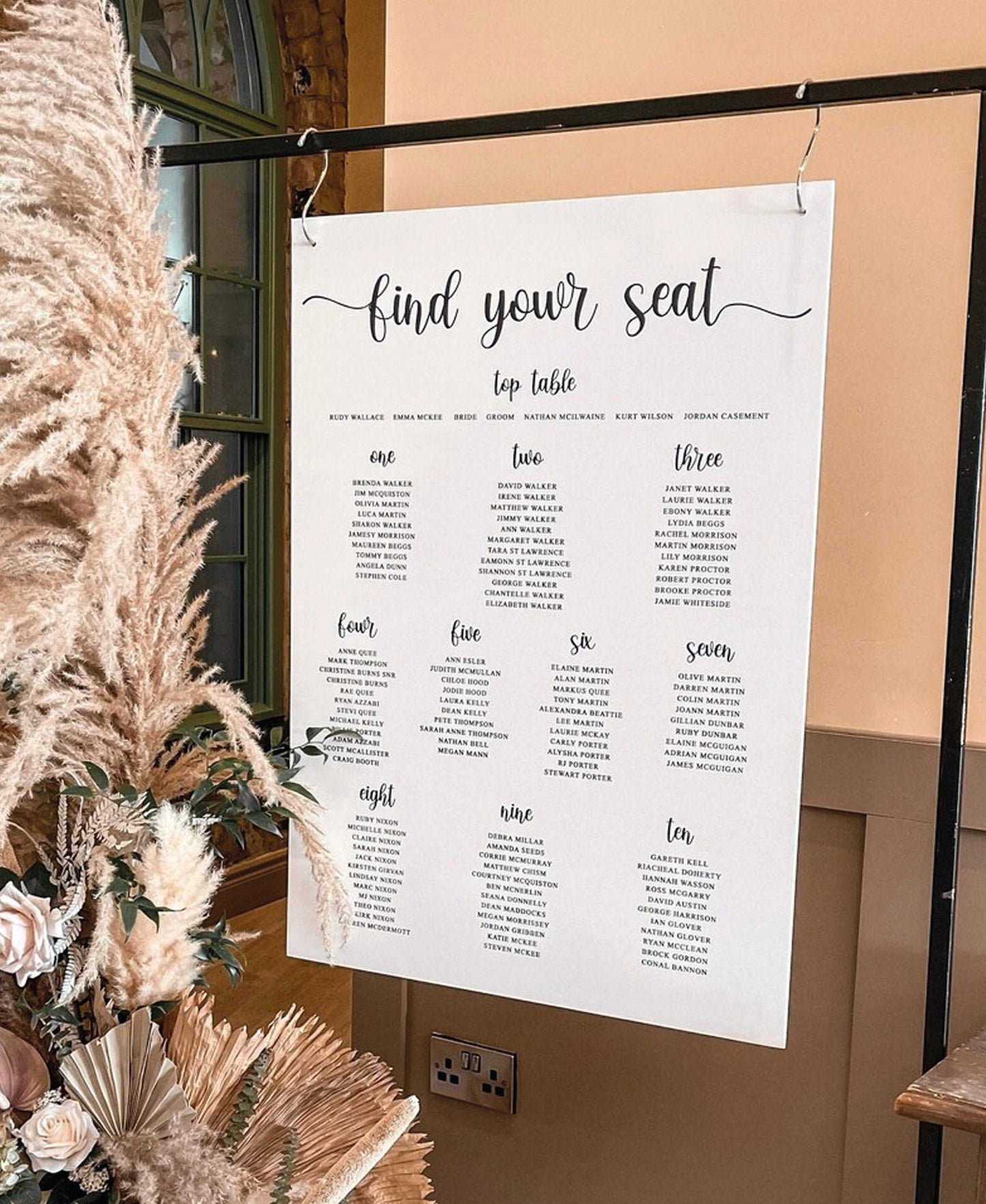Ale - Wedding Seating Plan