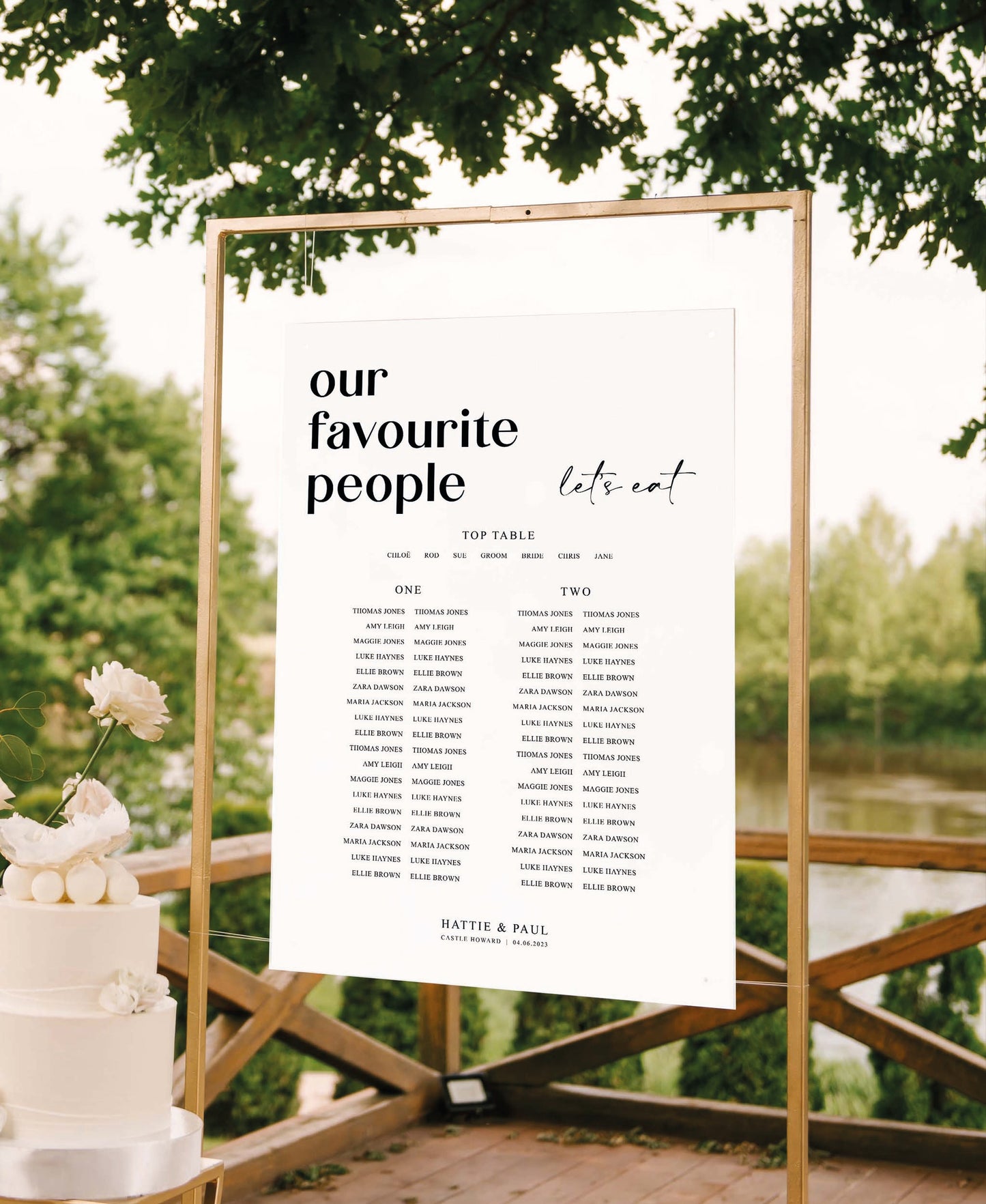 Favourite - Wedding Seating Plan