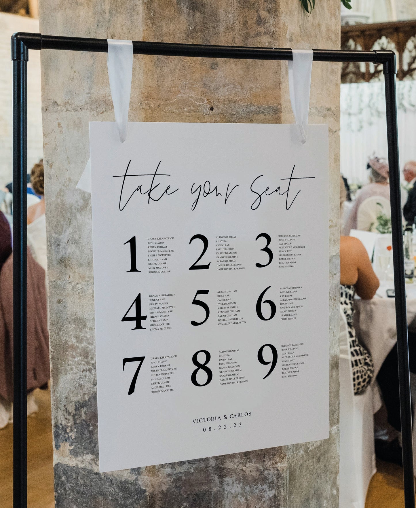 Gloria - Wedding Seating Plan