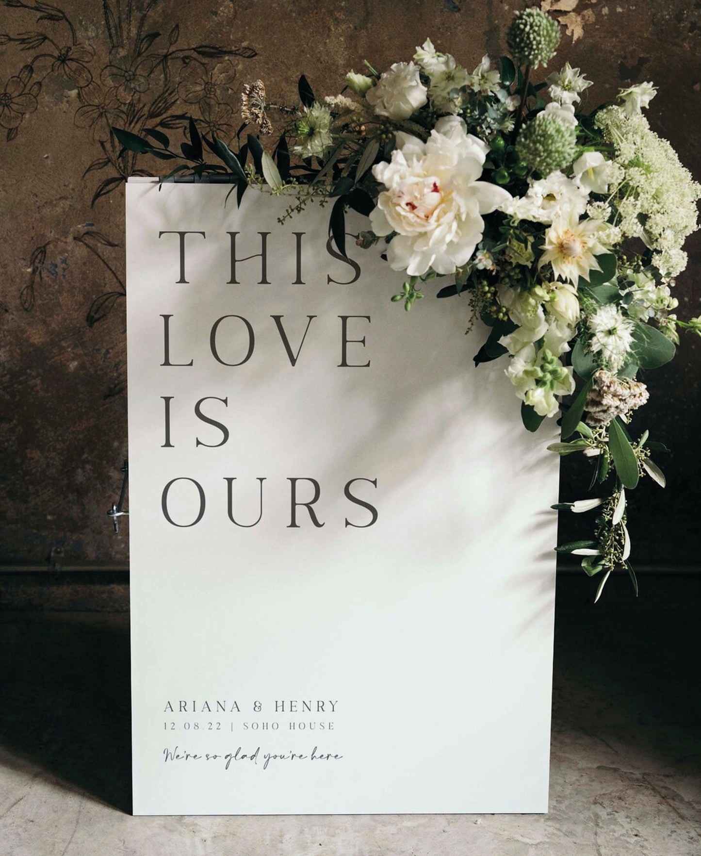 This Love - Wedding Welcome Sign