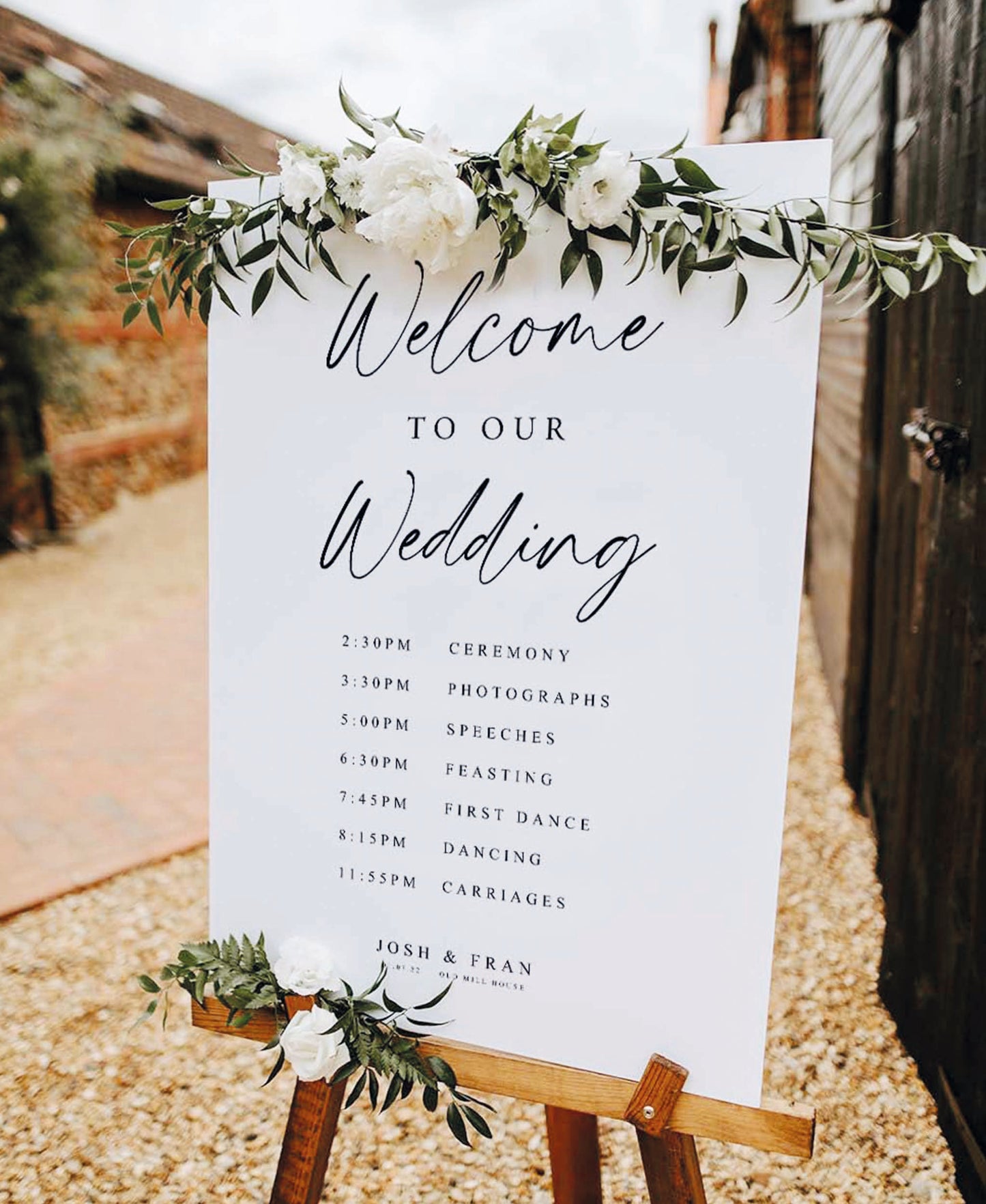 Lisa - Order of Events Sign