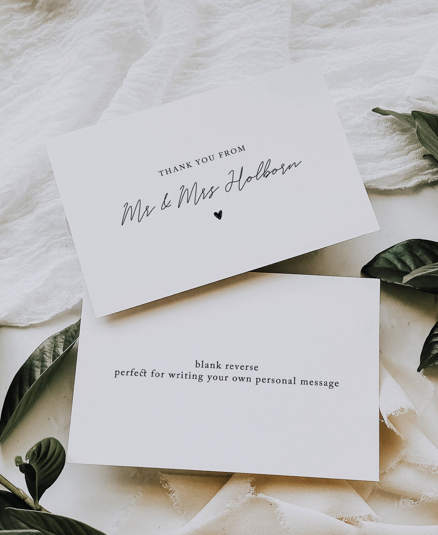 Personalised Thank You Cards