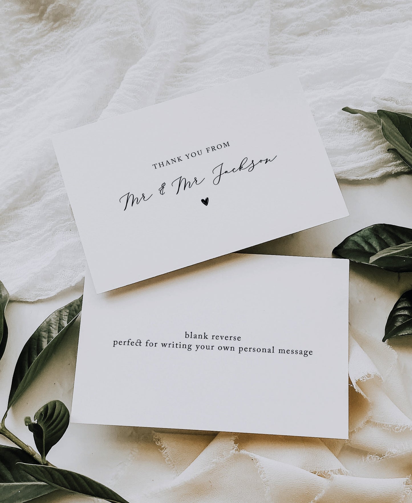 Personalised Thank You Cards