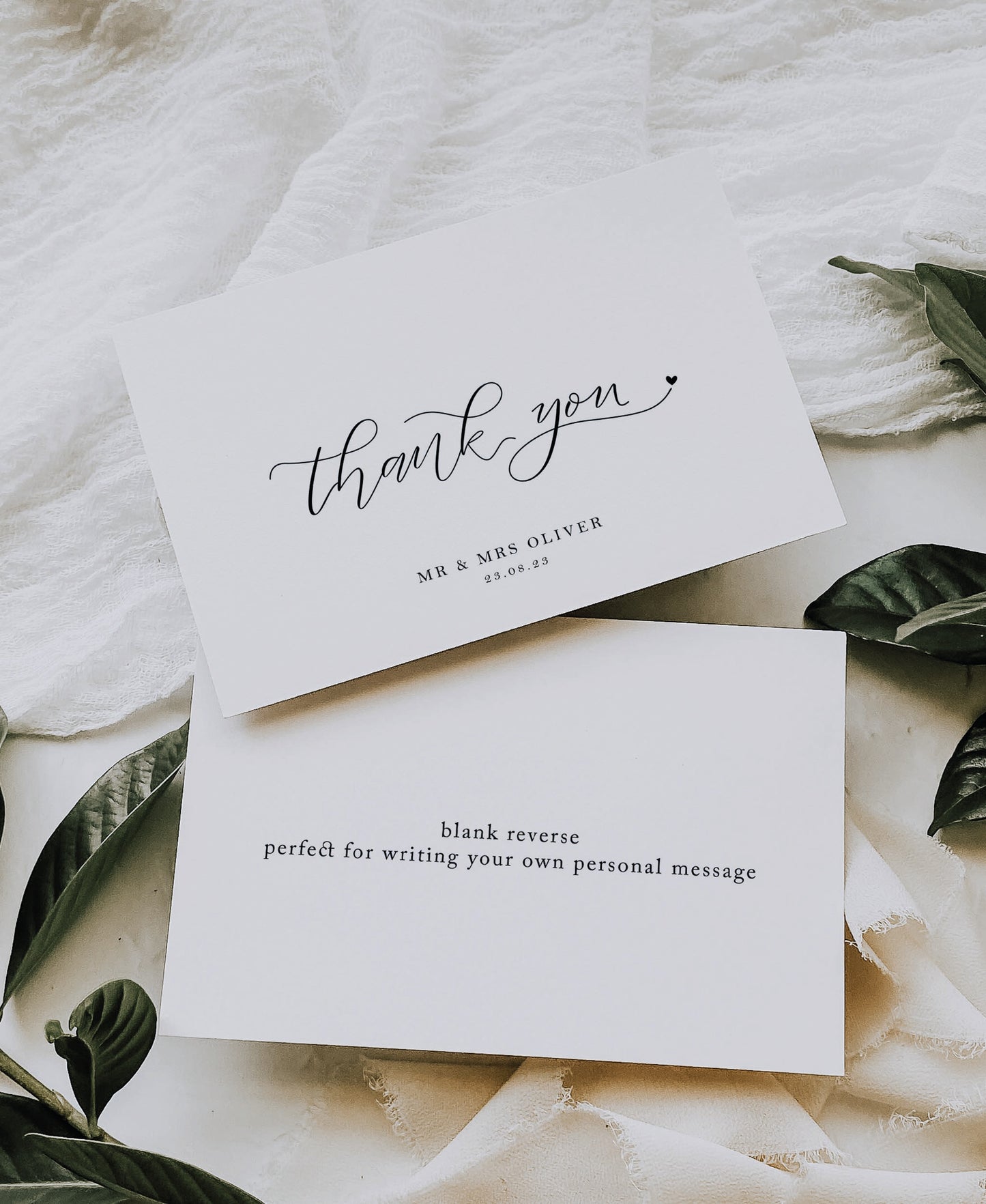 Personalised Thank You Cards