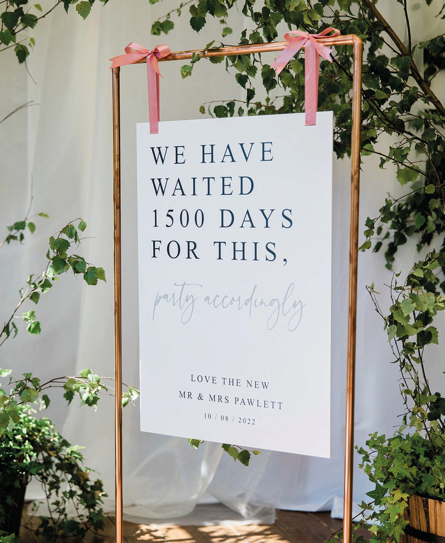 Aurora - Wedding Welcome Sign