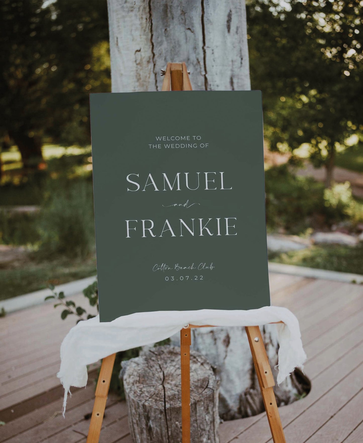 Nigella - Wedding Welcome Sign