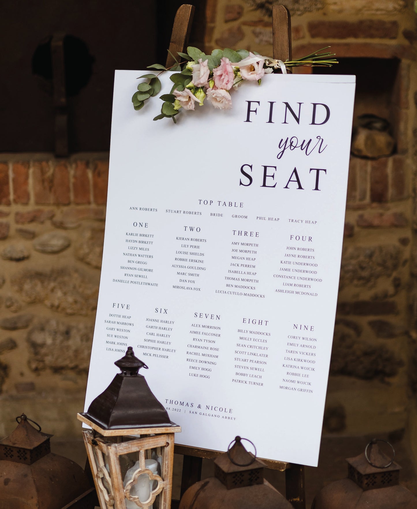 Haley - Wedding Seating Plan