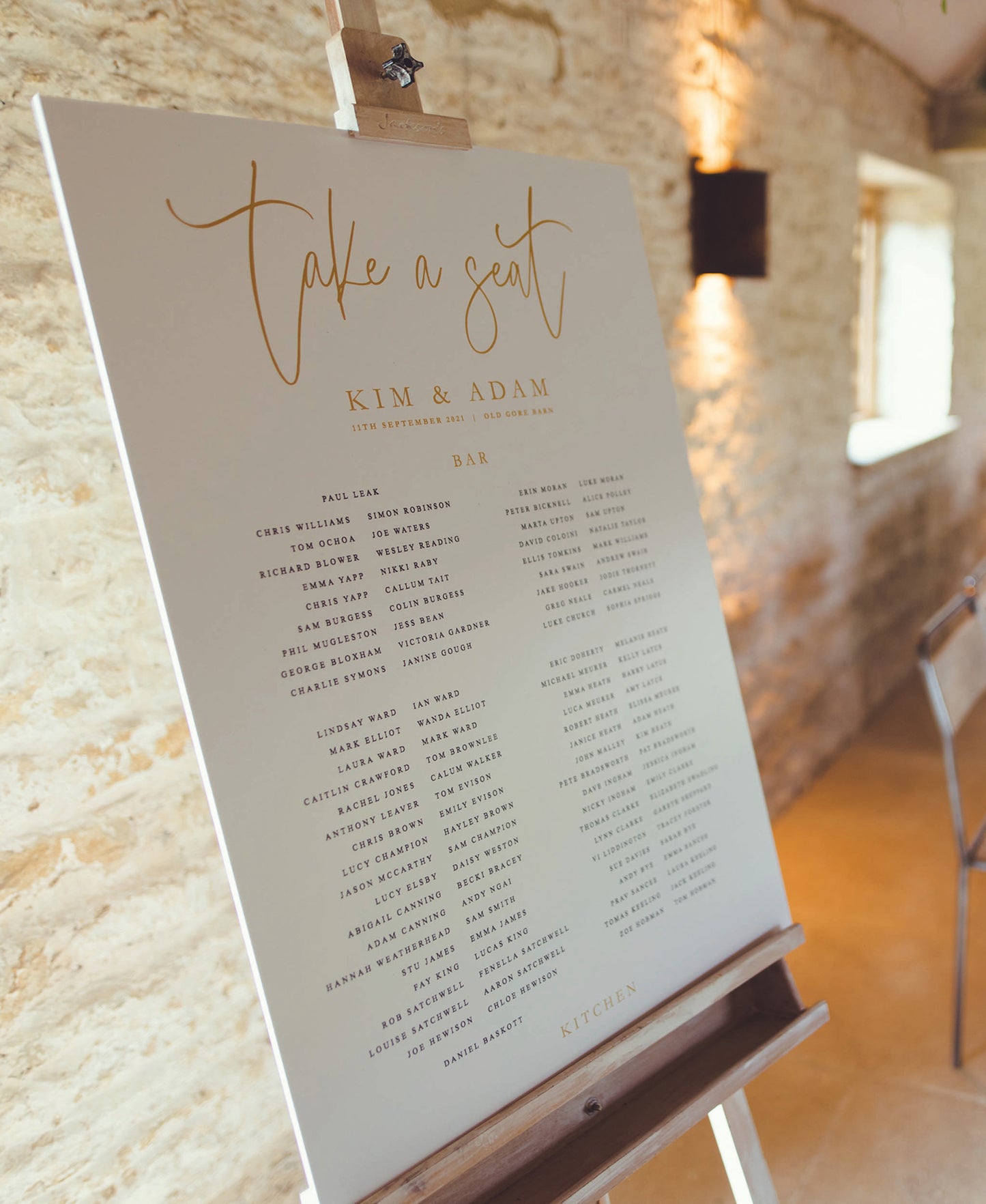 Kim - Wedding Seating Plan