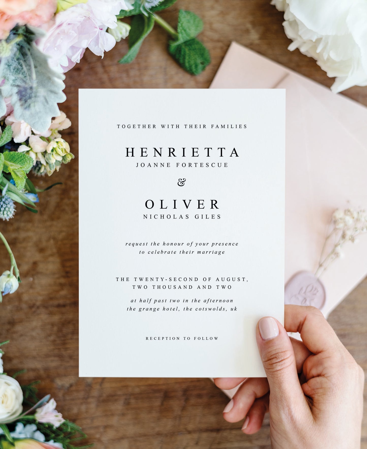 Elegant Wedding Invitation