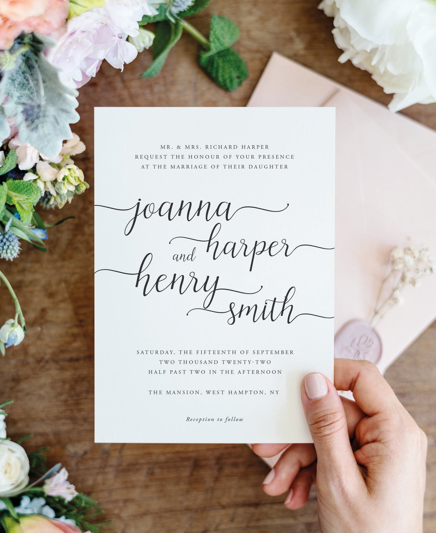 Modern Wedding Invitation