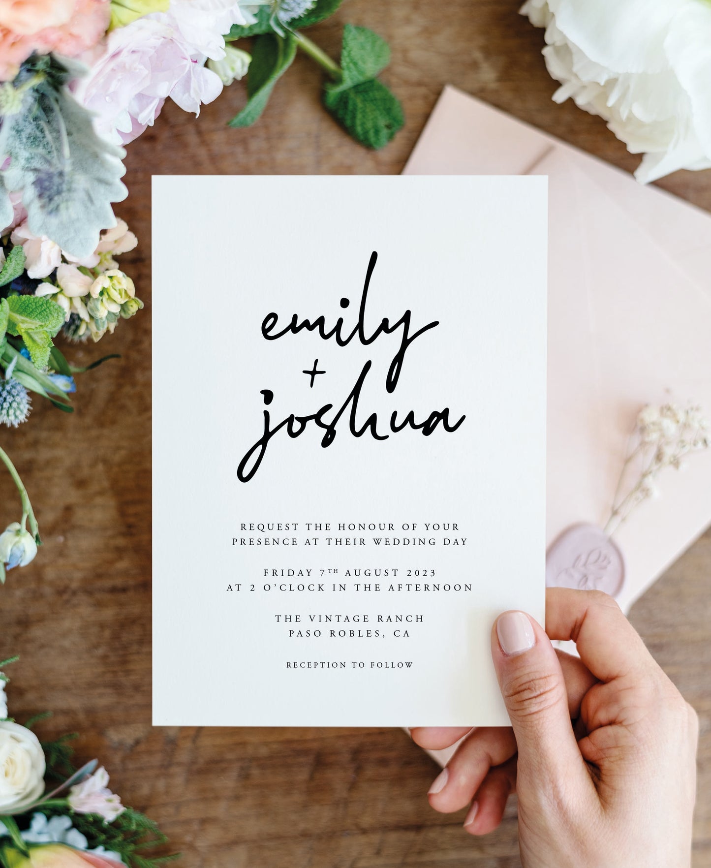 Modern Wedding Invitation