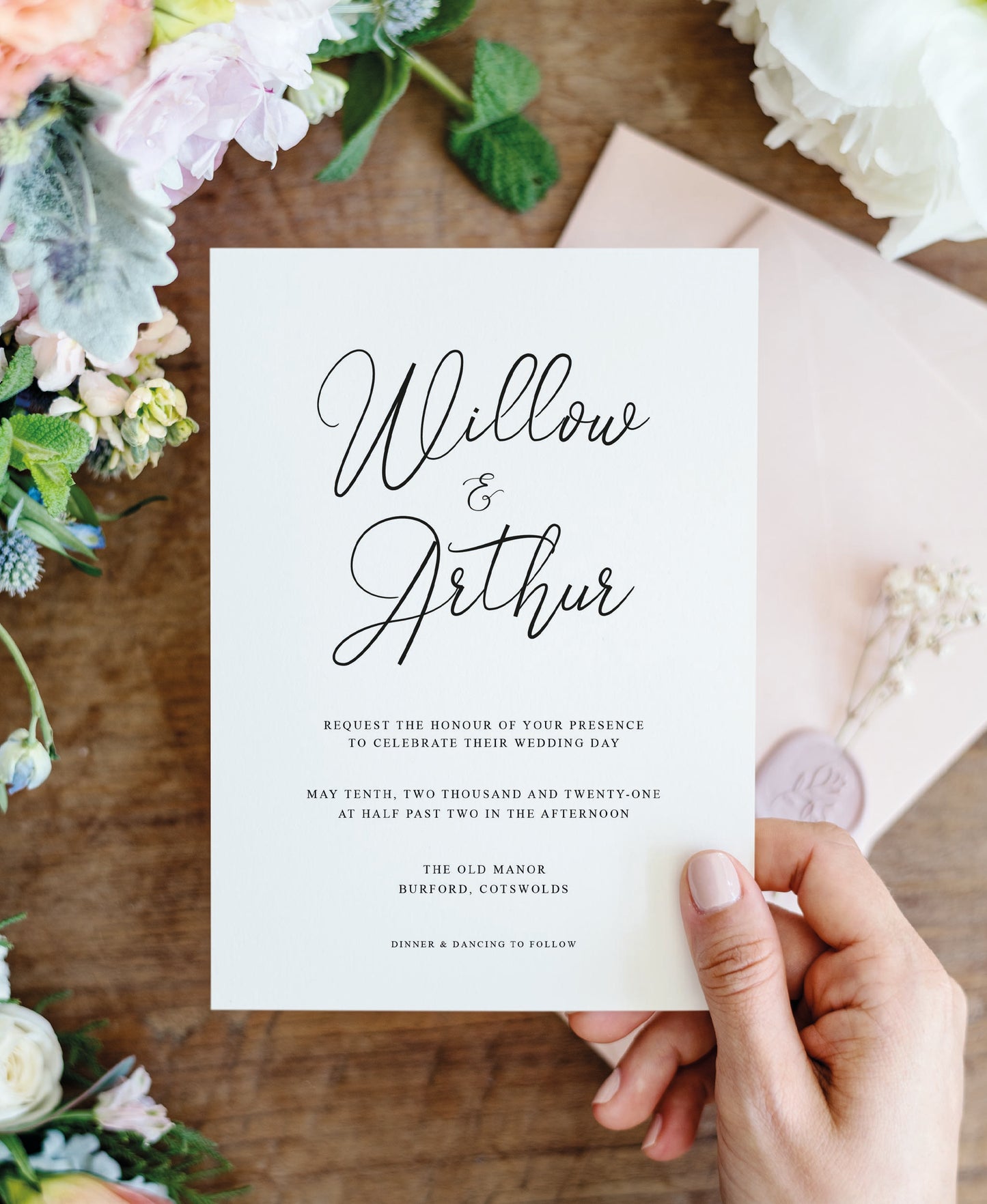 Elegant Wedding Invitation