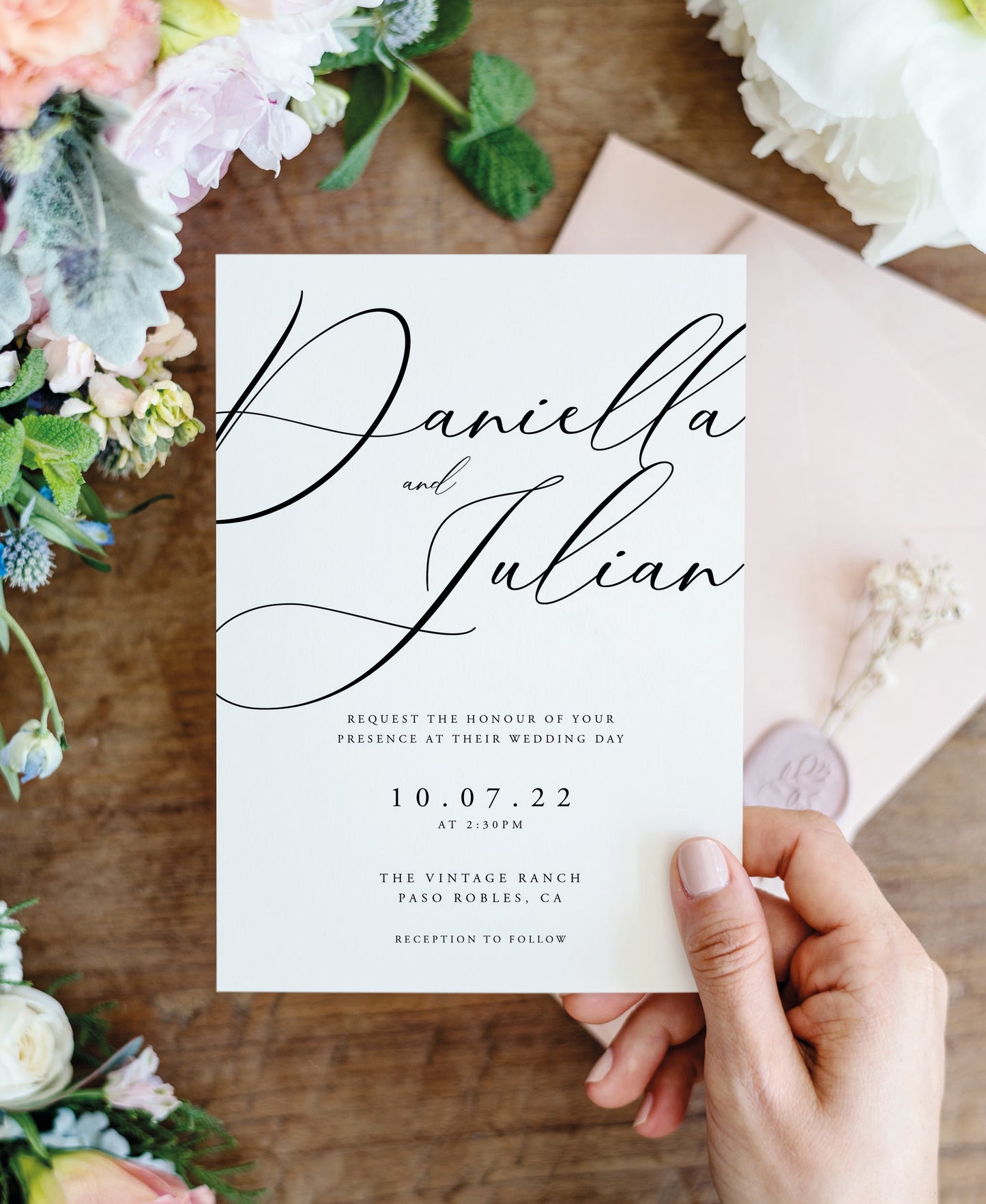 Modern Wedding Invitation
