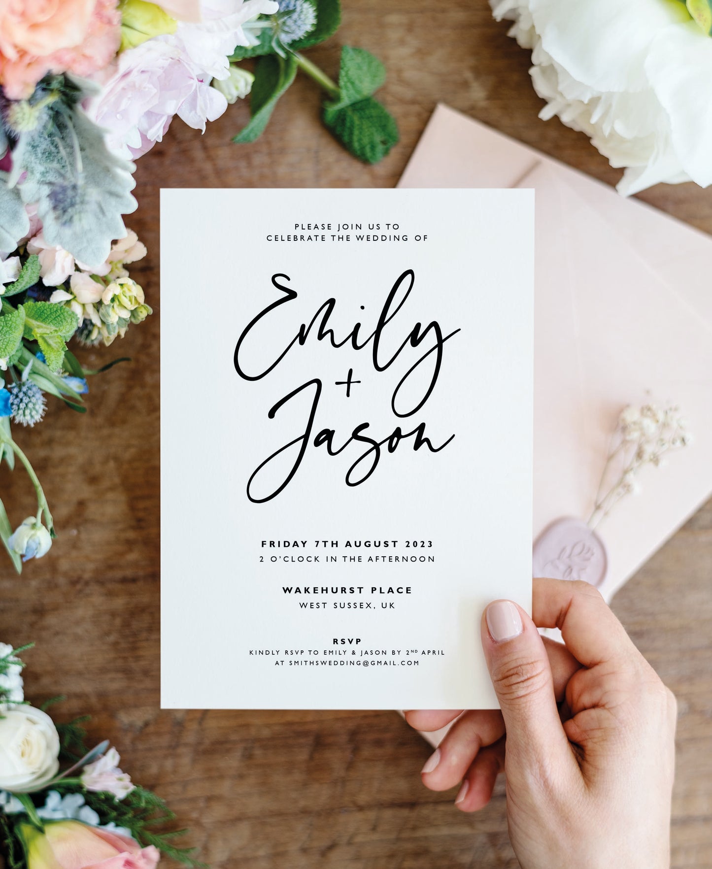 Elegant Wedding Invitation