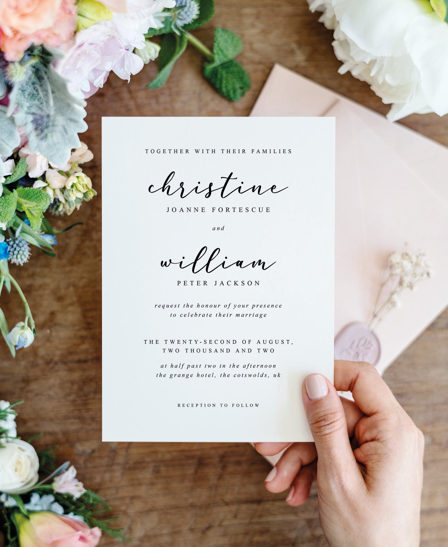 Elegant Wedding Invitation