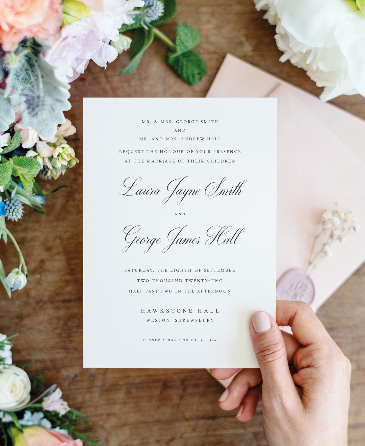 Traditional Wedding Invitation