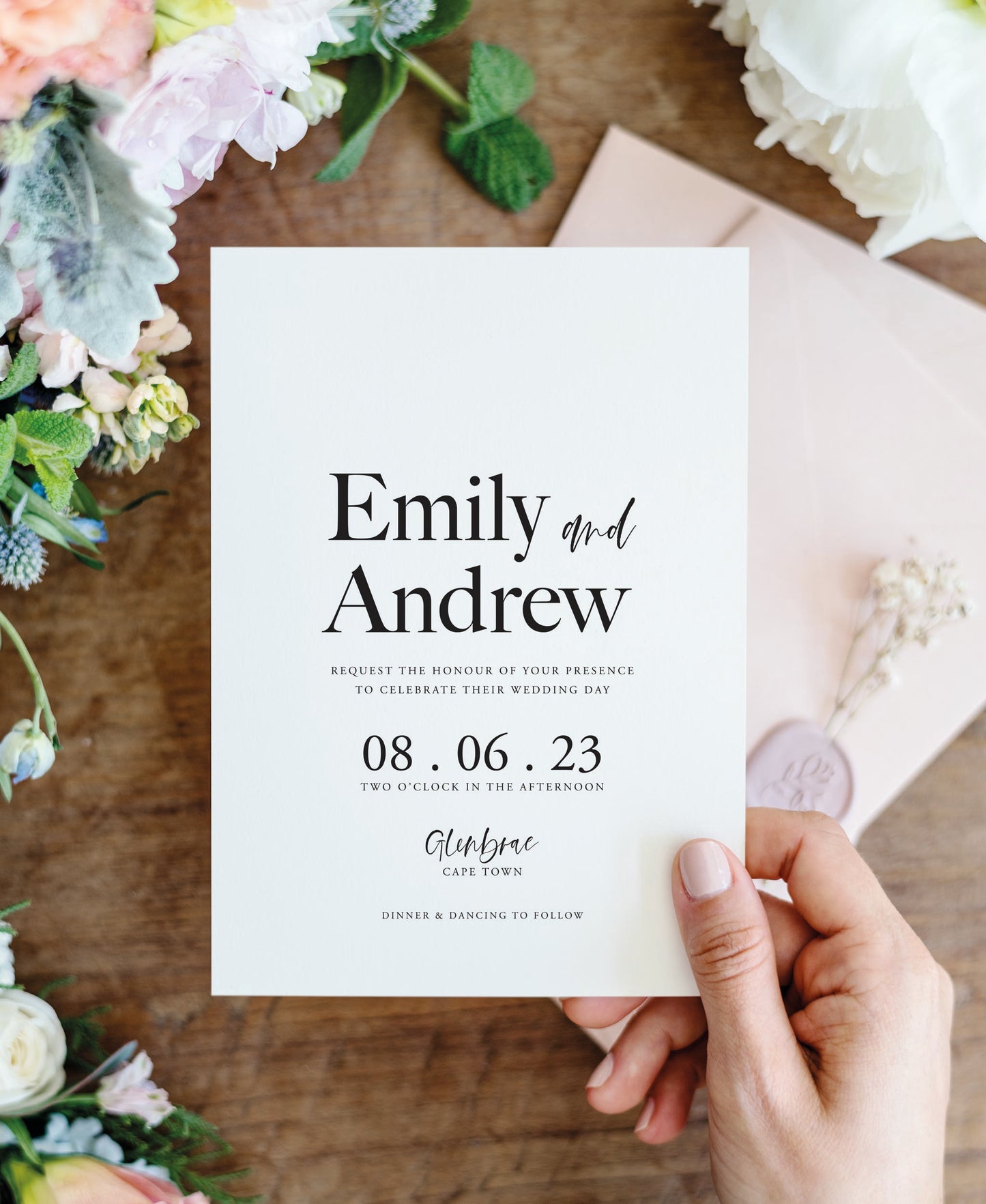 Modern Wedding Invitation