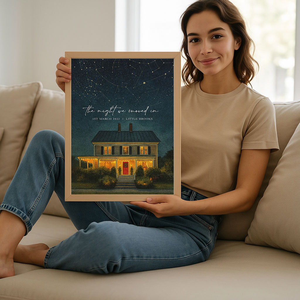 Custom Star Map Print | Personalised Night Sky