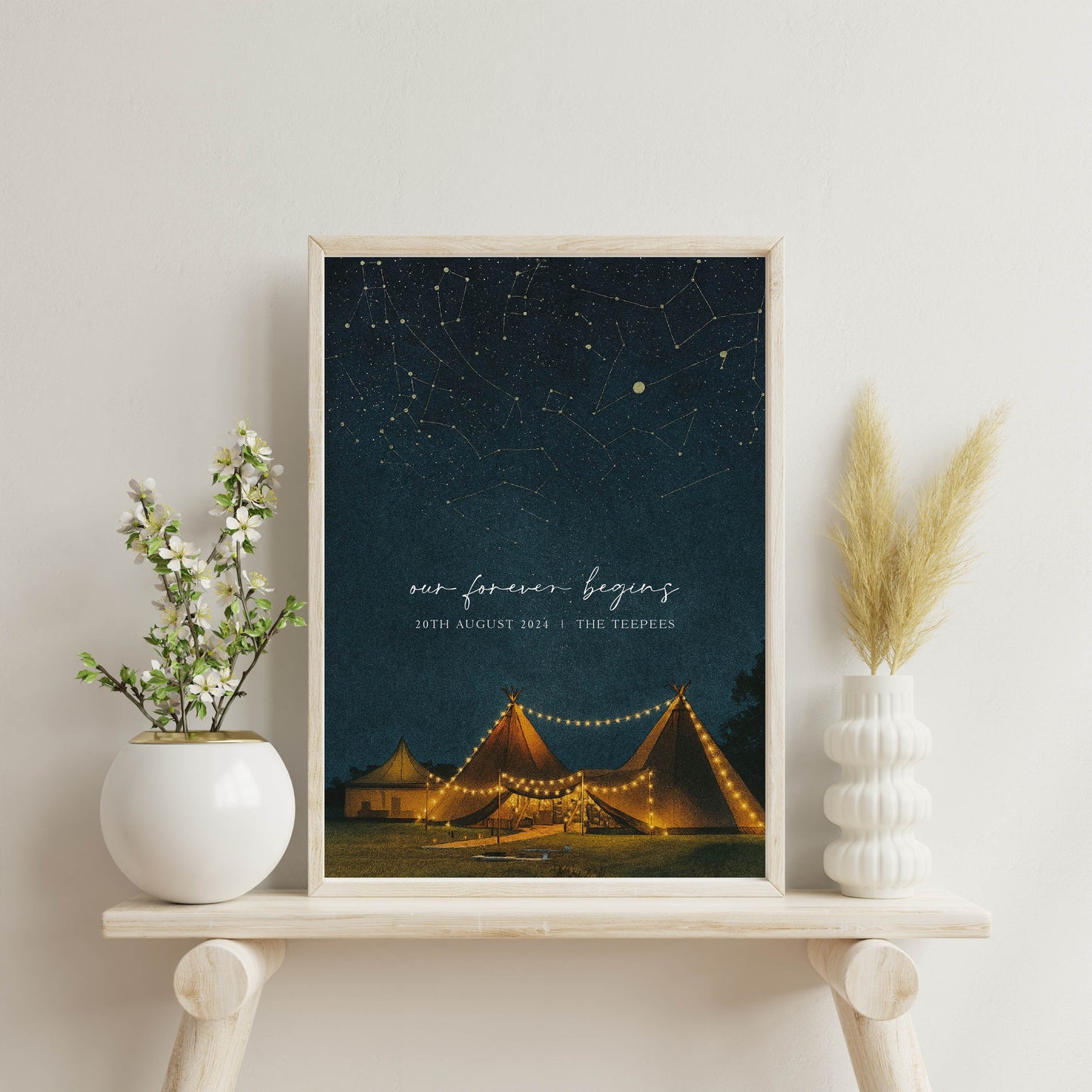 Custom Star Map Print | Personalised Night Sky
