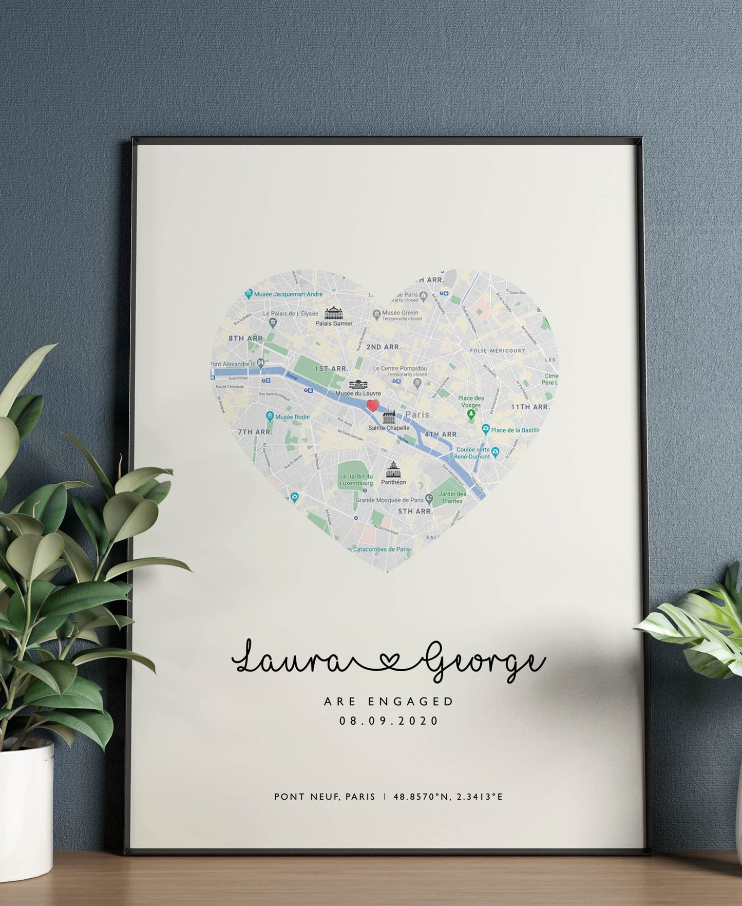 Personalised Special Occasion Map Print