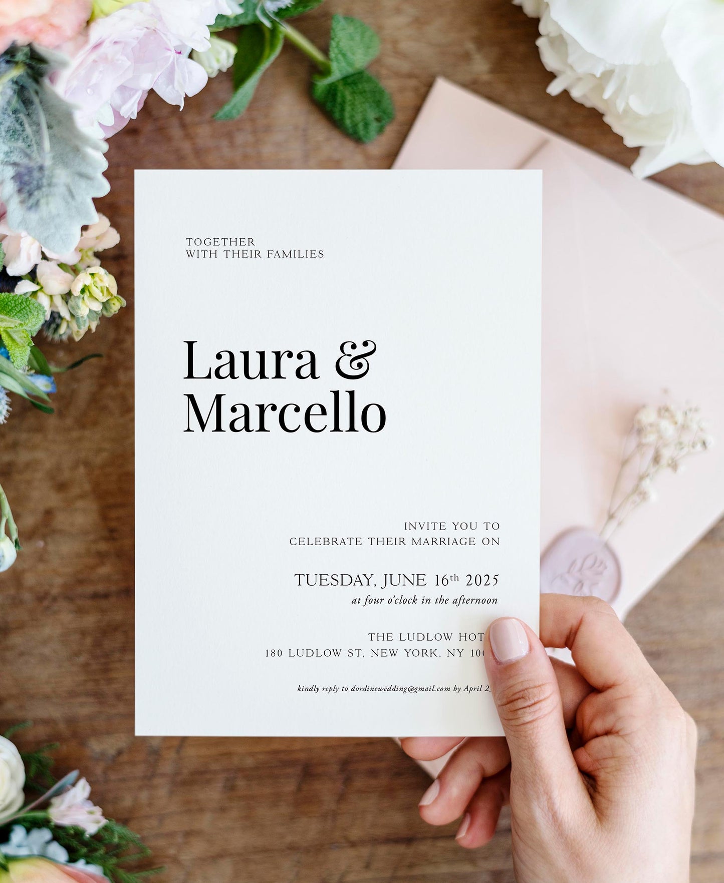 Modern Wedding Invitation