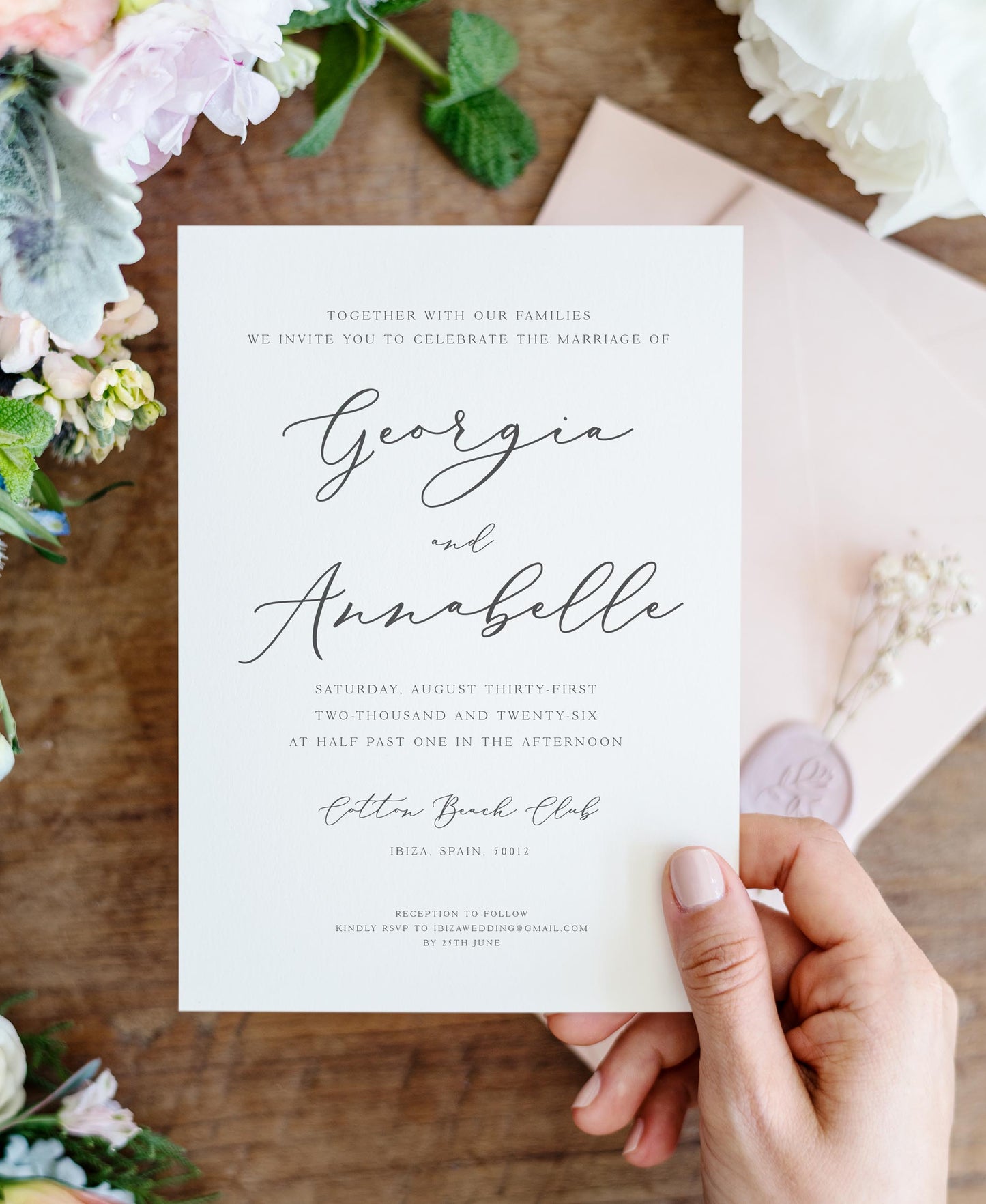 Elegant Wedding Invitation