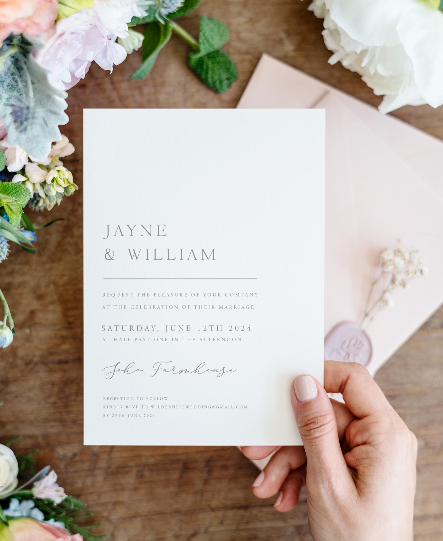 Modern Wedding Invitation