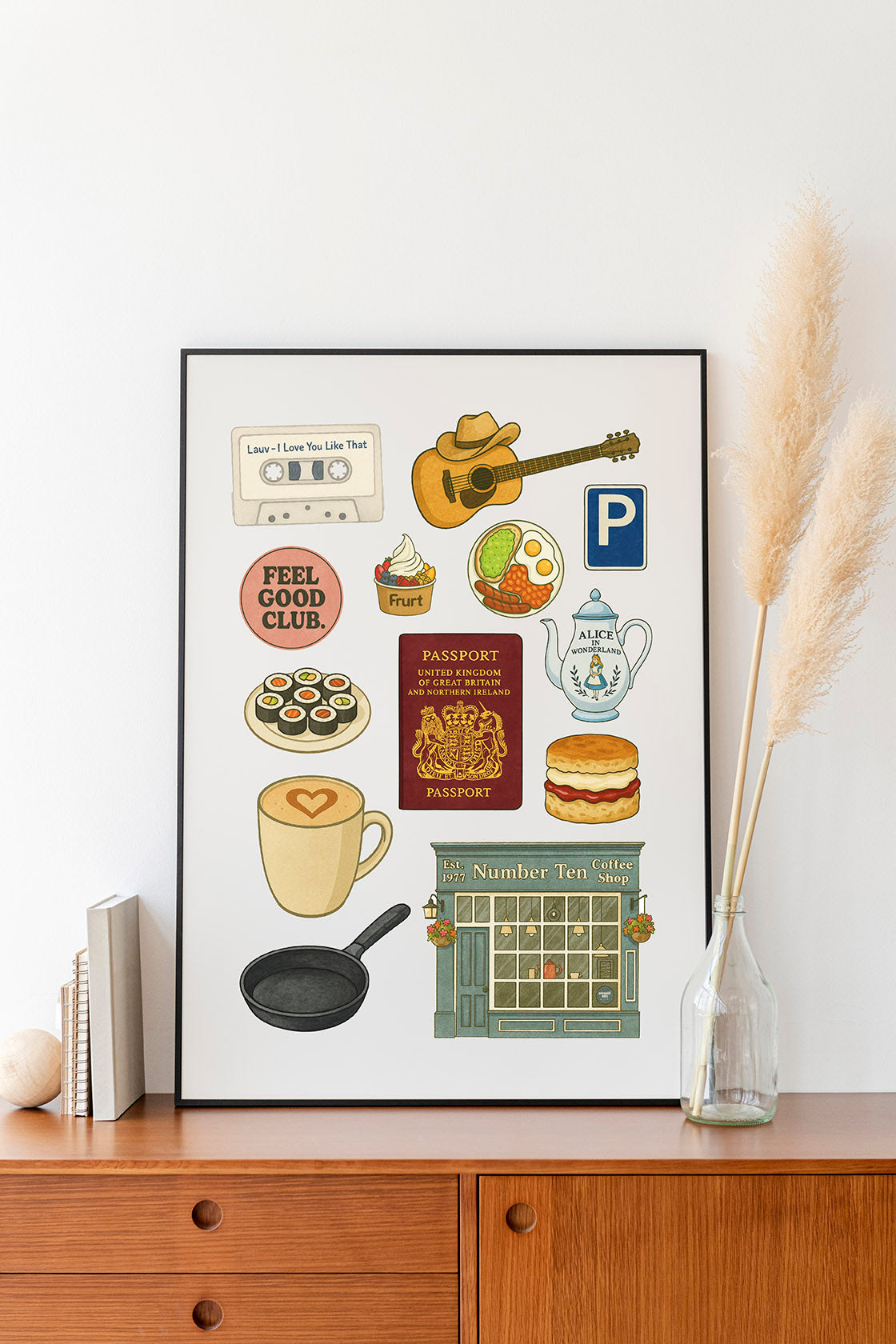 Personalised Our Favourite Things Print