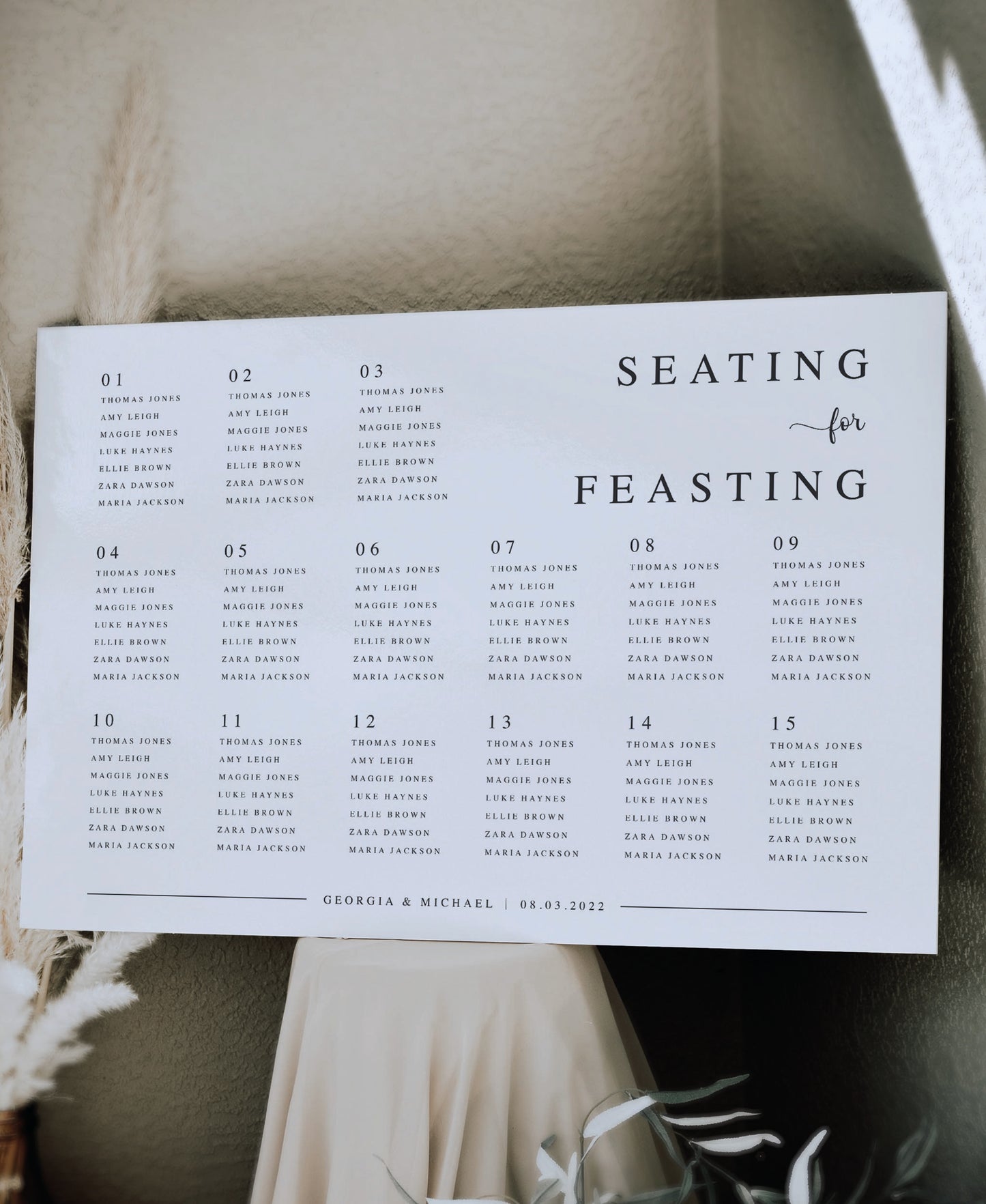 Federica - Wedding Seating Plan