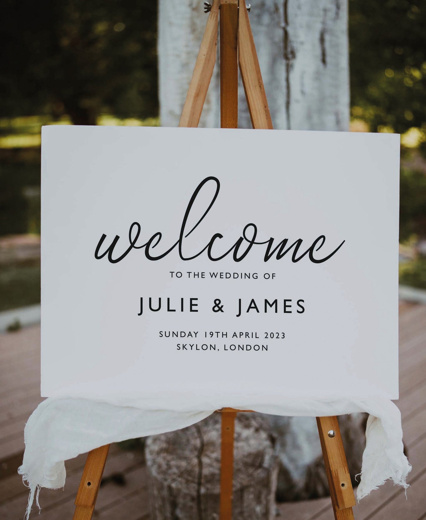 Favourite - Wedding Welcome Sign