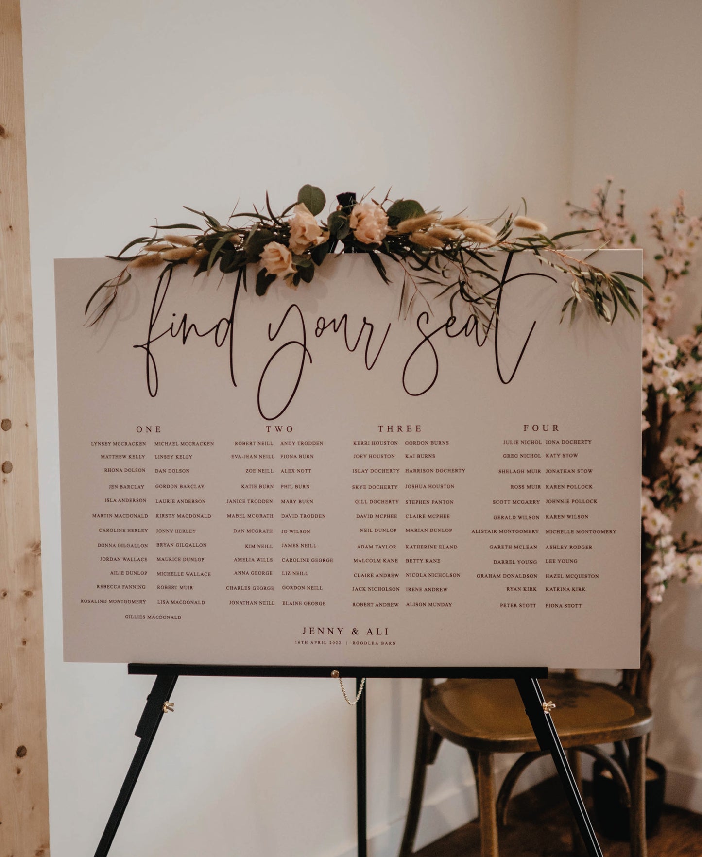 Camellia - Wedding Seating Plan