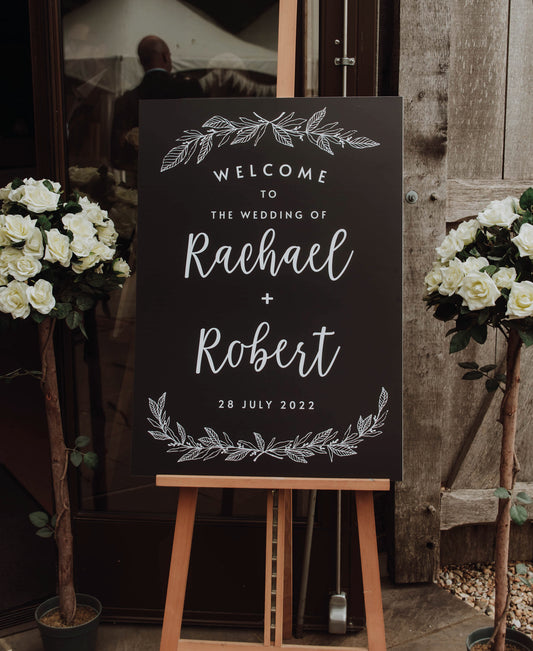 Rachel - Wedding Welcome Sign