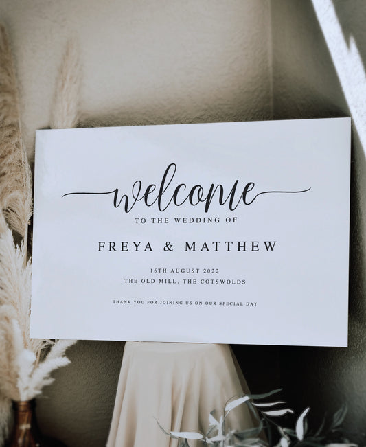 Jenni - Wedding Welcome Sign