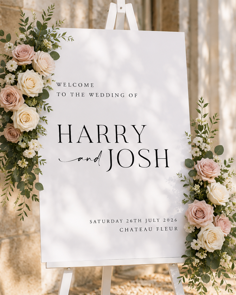 Kate - Wedding Welcome Sign
