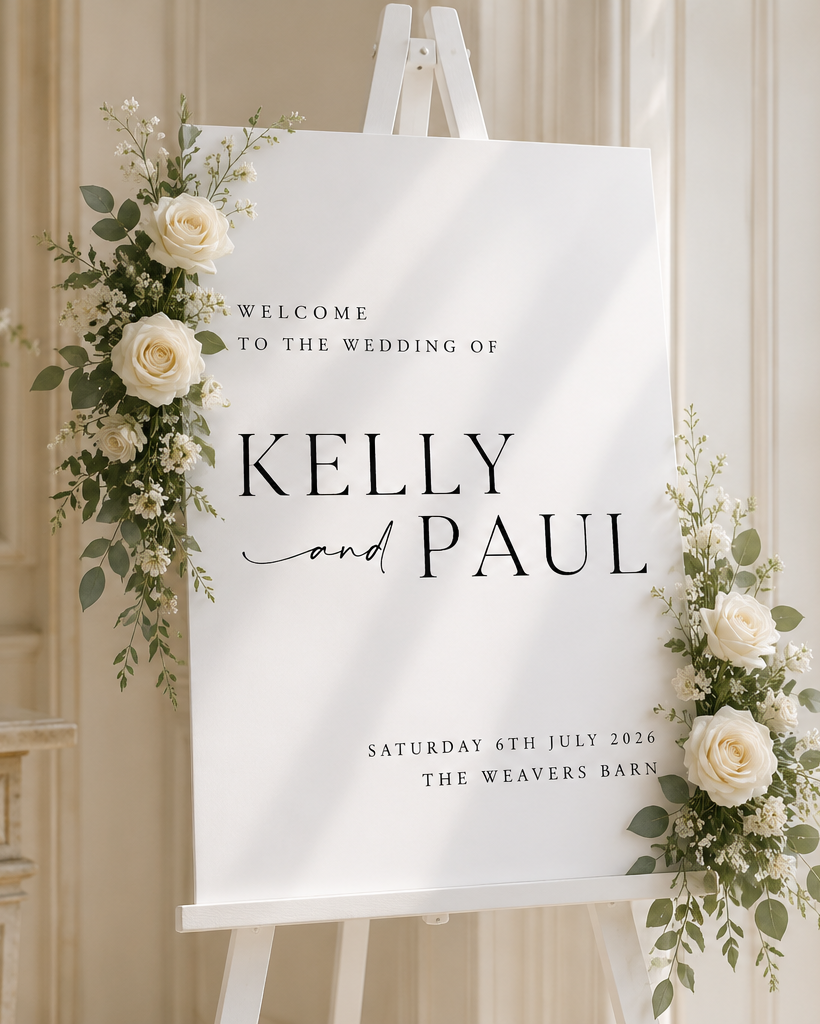 Kate - Wedding Welcome Sign