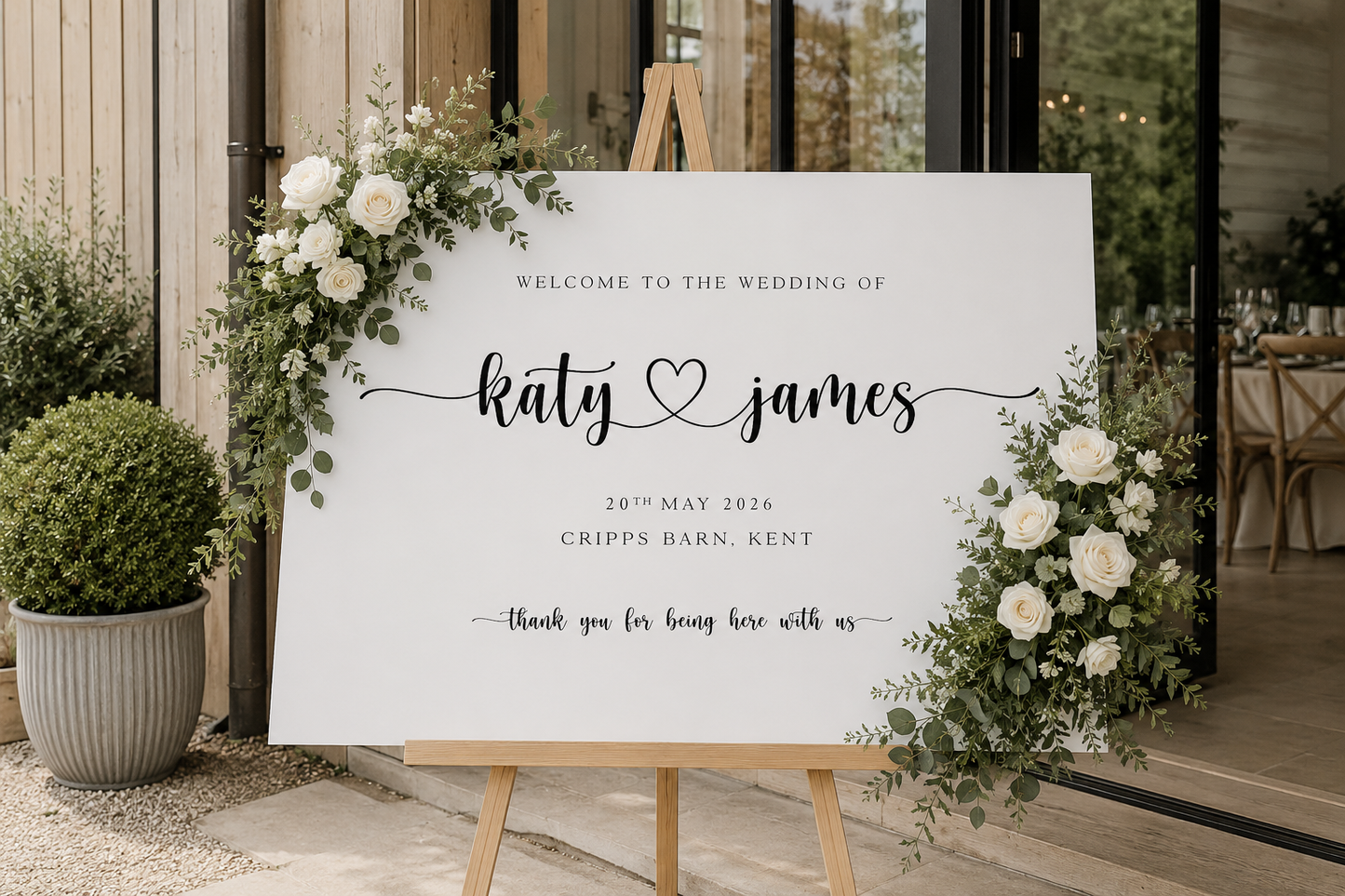 Bella - Wedding Welcome Sign