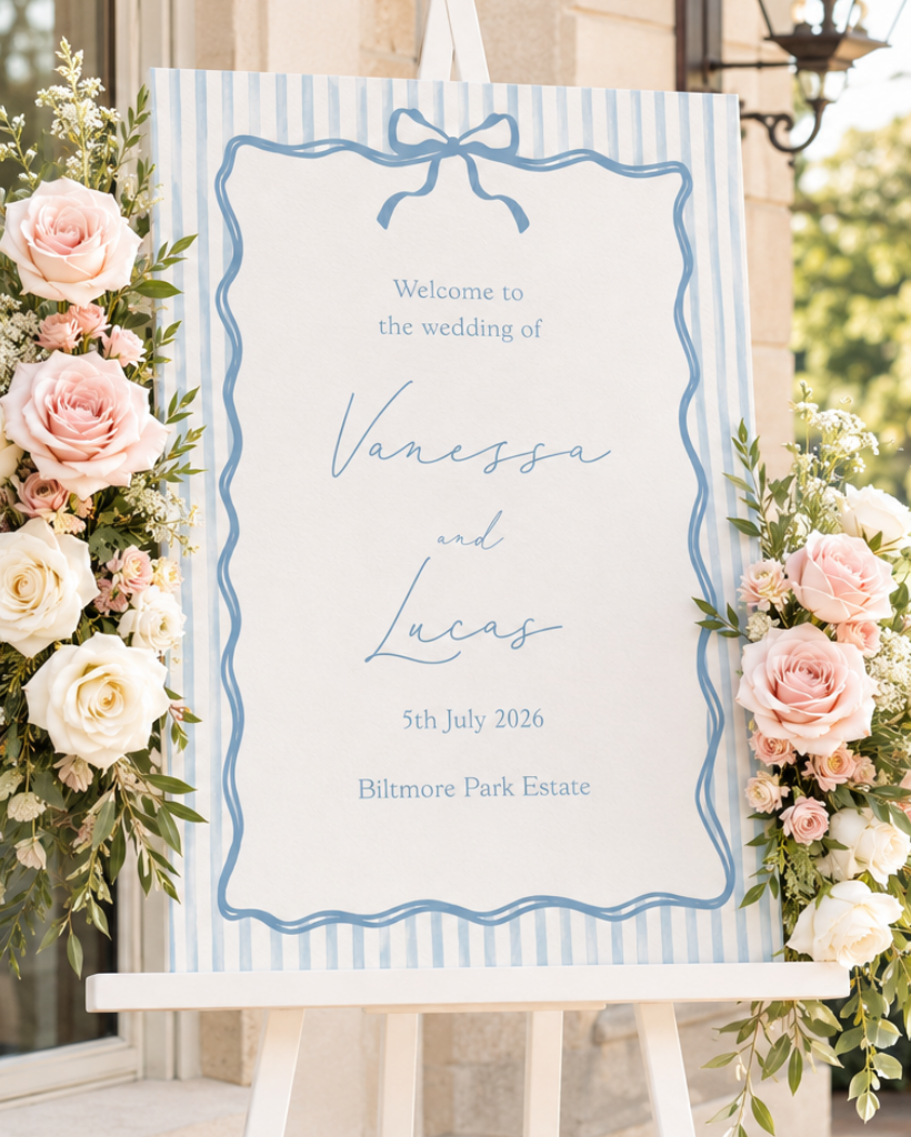 Provence - Wedding Welcome Sign