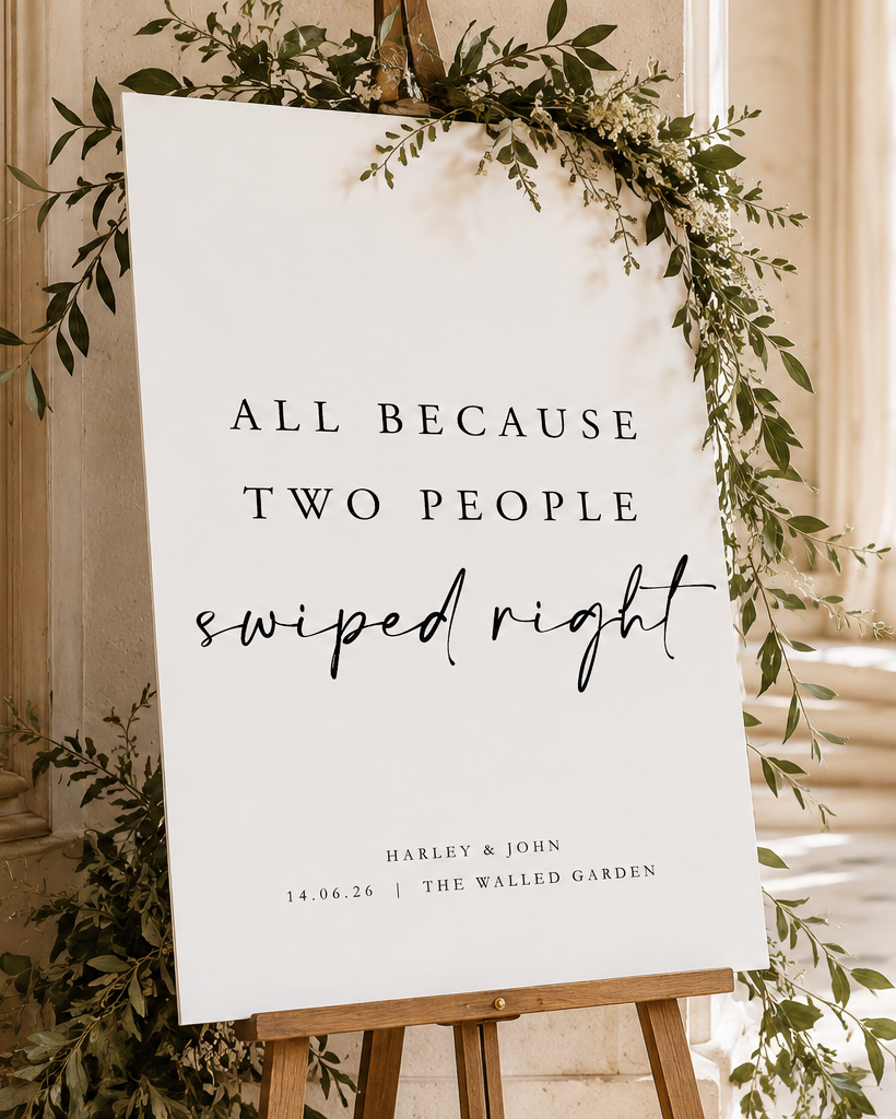 Avery - Wedding Welcome Sign