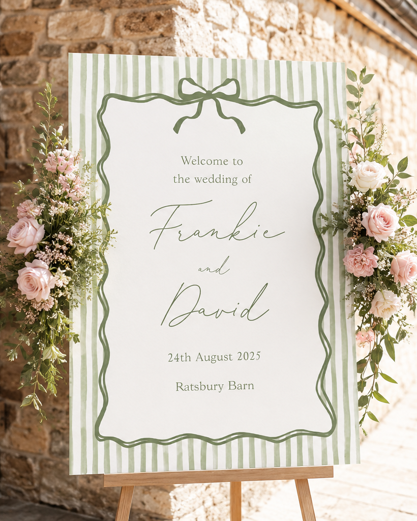 Olivia - Wedding Welcome Sign