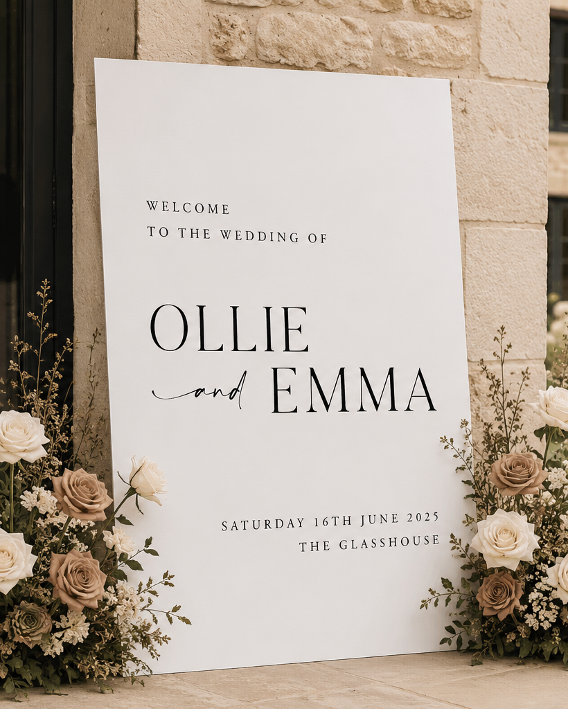 Kate - Wedding Welcome Sign
