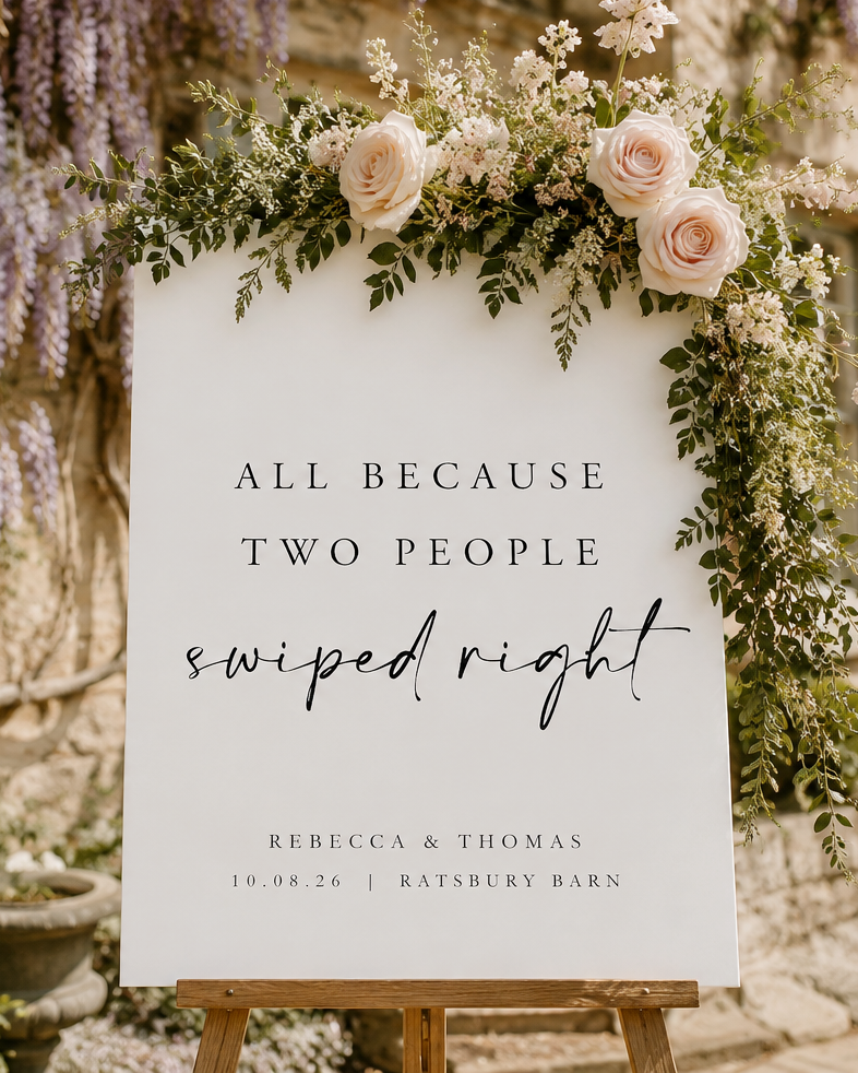 Avery - Wedding Welcome Sign