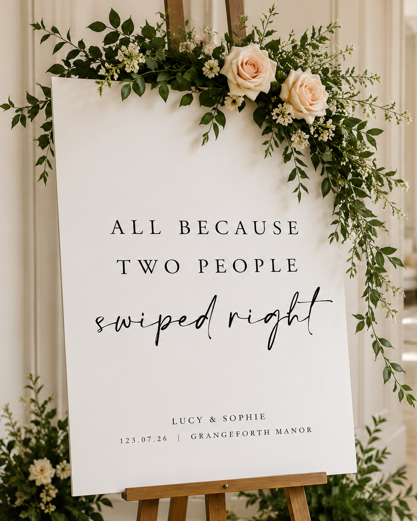 Avery - Wedding Welcome Sign